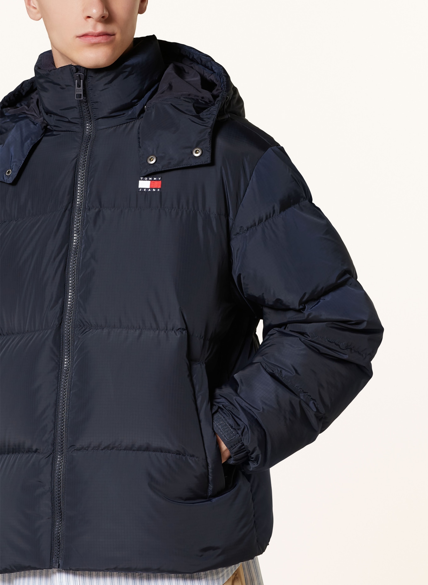 TOMMY JEANS TOMMY HILFIGER Occhiali da sole 'TH 1896 F S' nero, Farbe: DUNKELBLAU/ WEISS/ ROT (Bild 5)