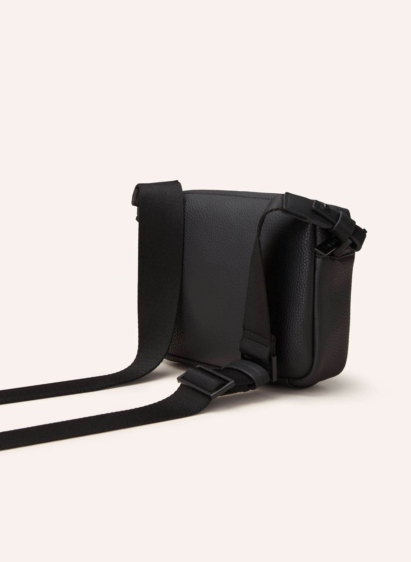 Mini double pack leather crossbody bag top