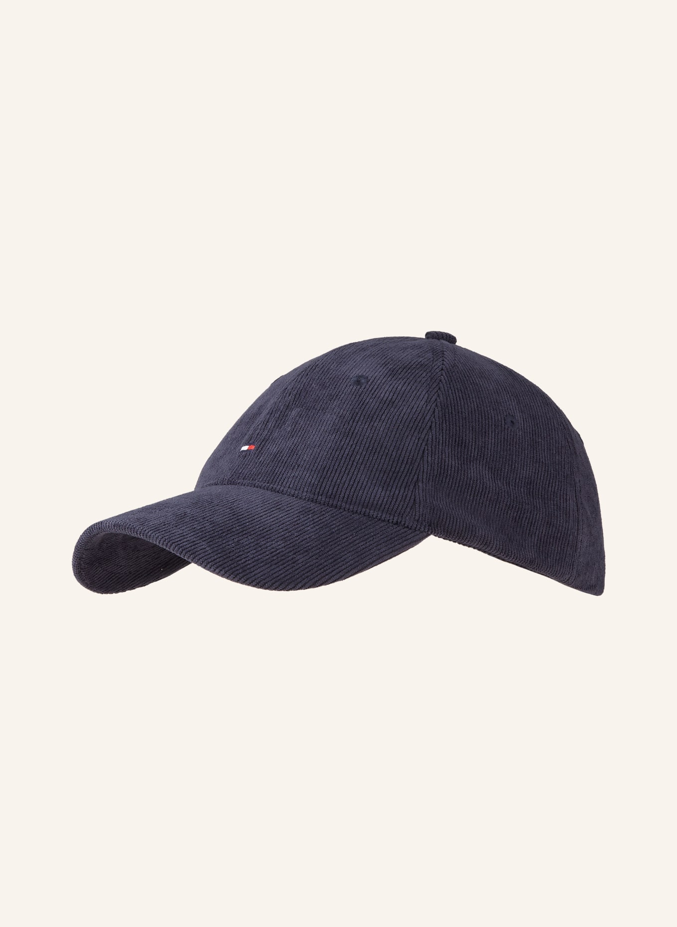 TOMMY HILFIGER Corduroy cap, Color: DARK BLUE (Image 1)