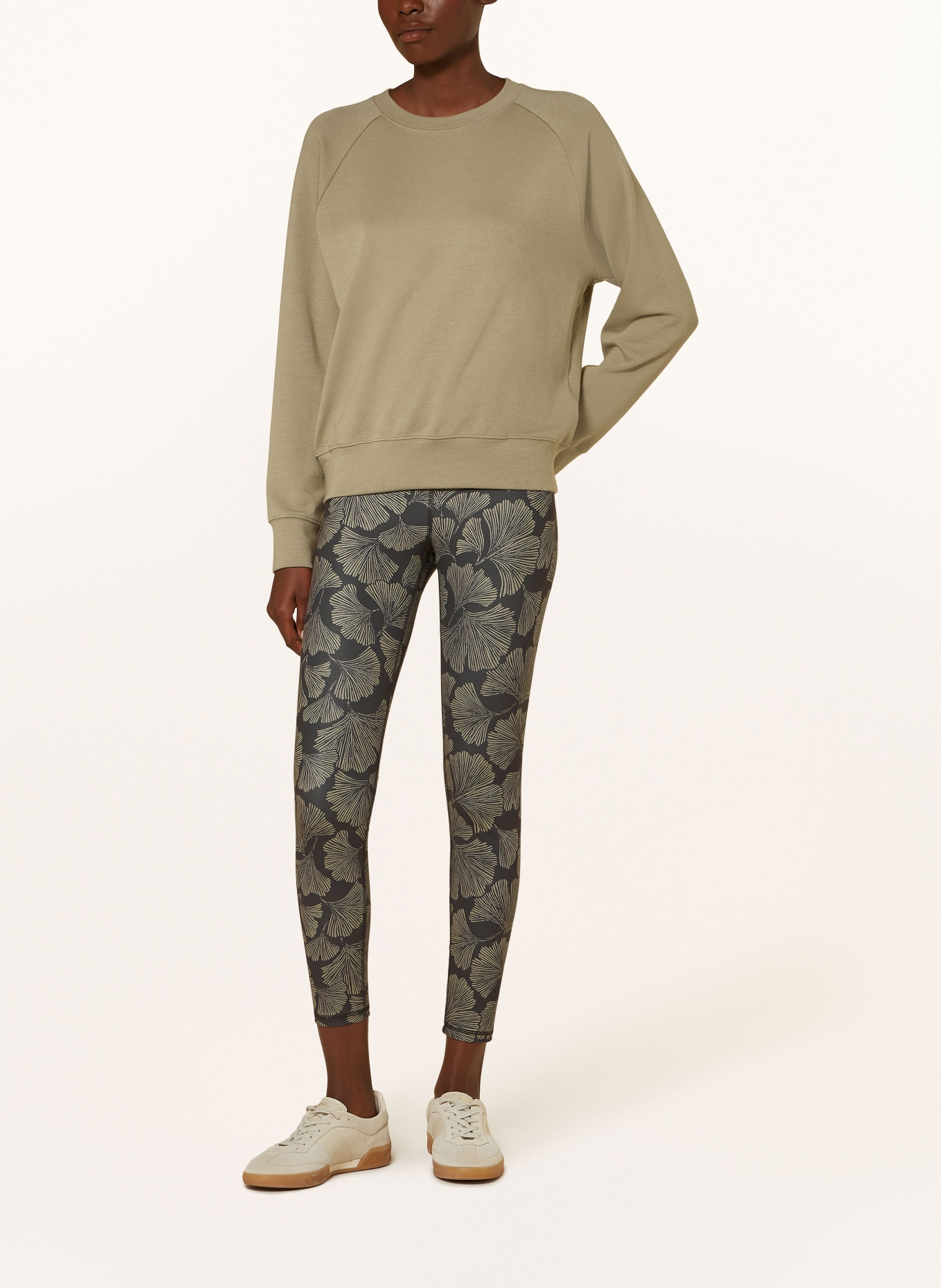 Juvia 7/8-Leggings PAMELA: DUNKELBLAU / BEIGE