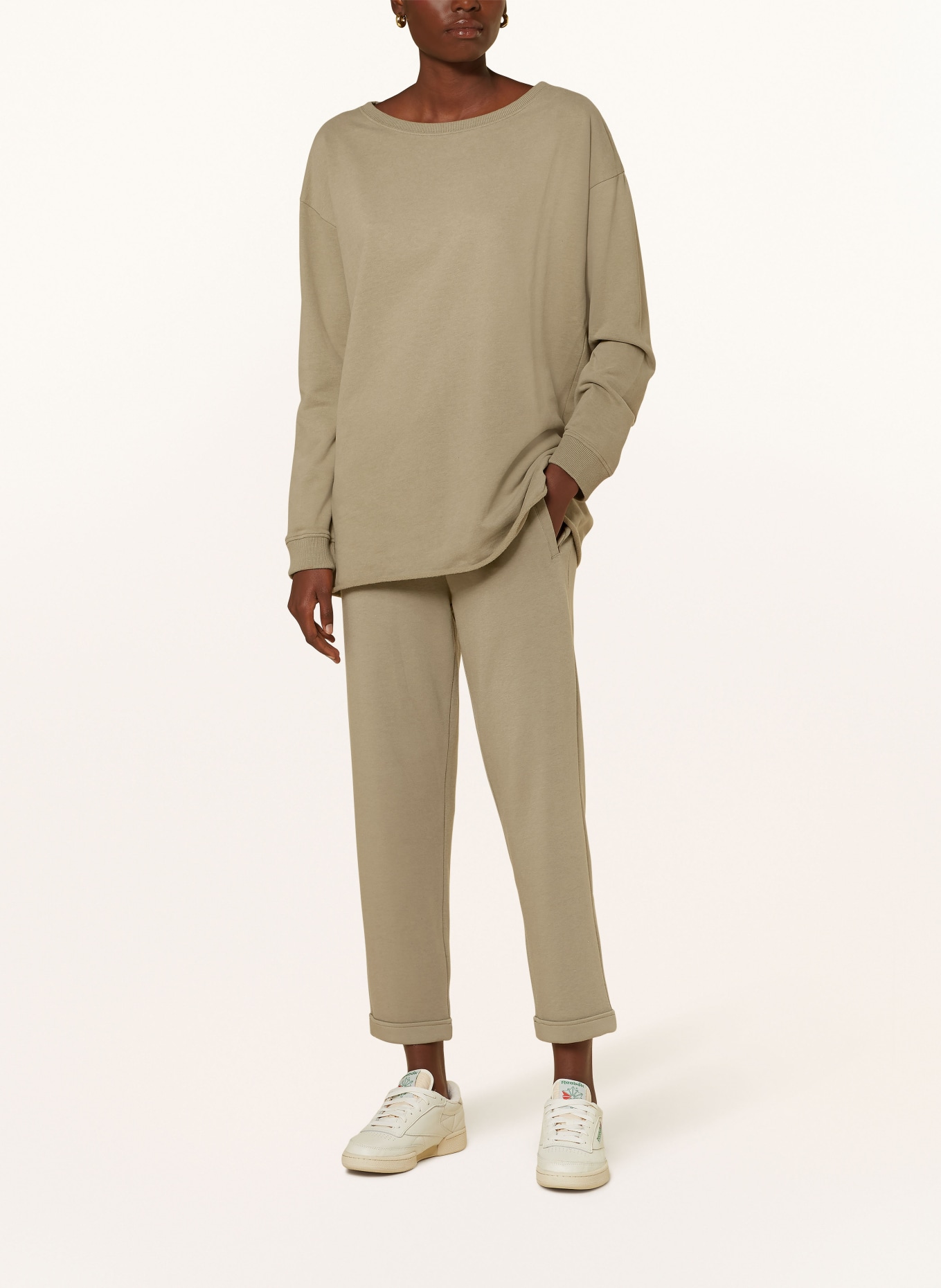 Juvia Jersey pants ELLIS, Color: OLIVE (Image 2)