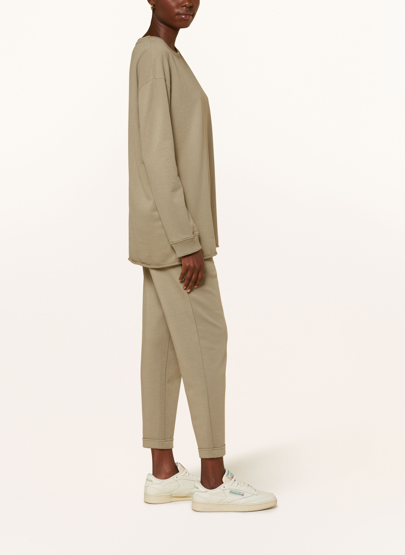 Juvia Jersey pants ELLIS, Color: OLIVE (Image 4)