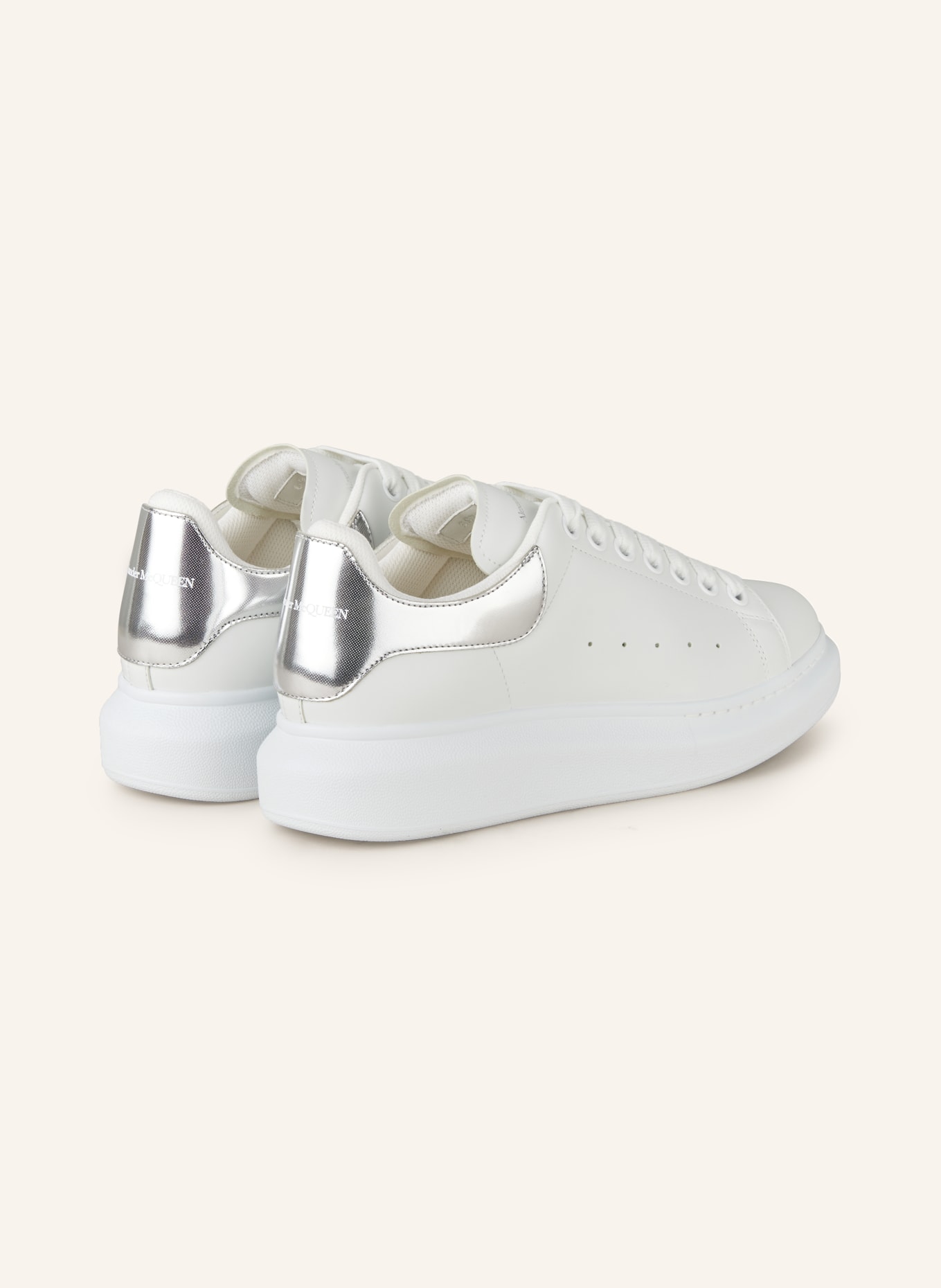 Alexander mcqueen white platform sneakers store