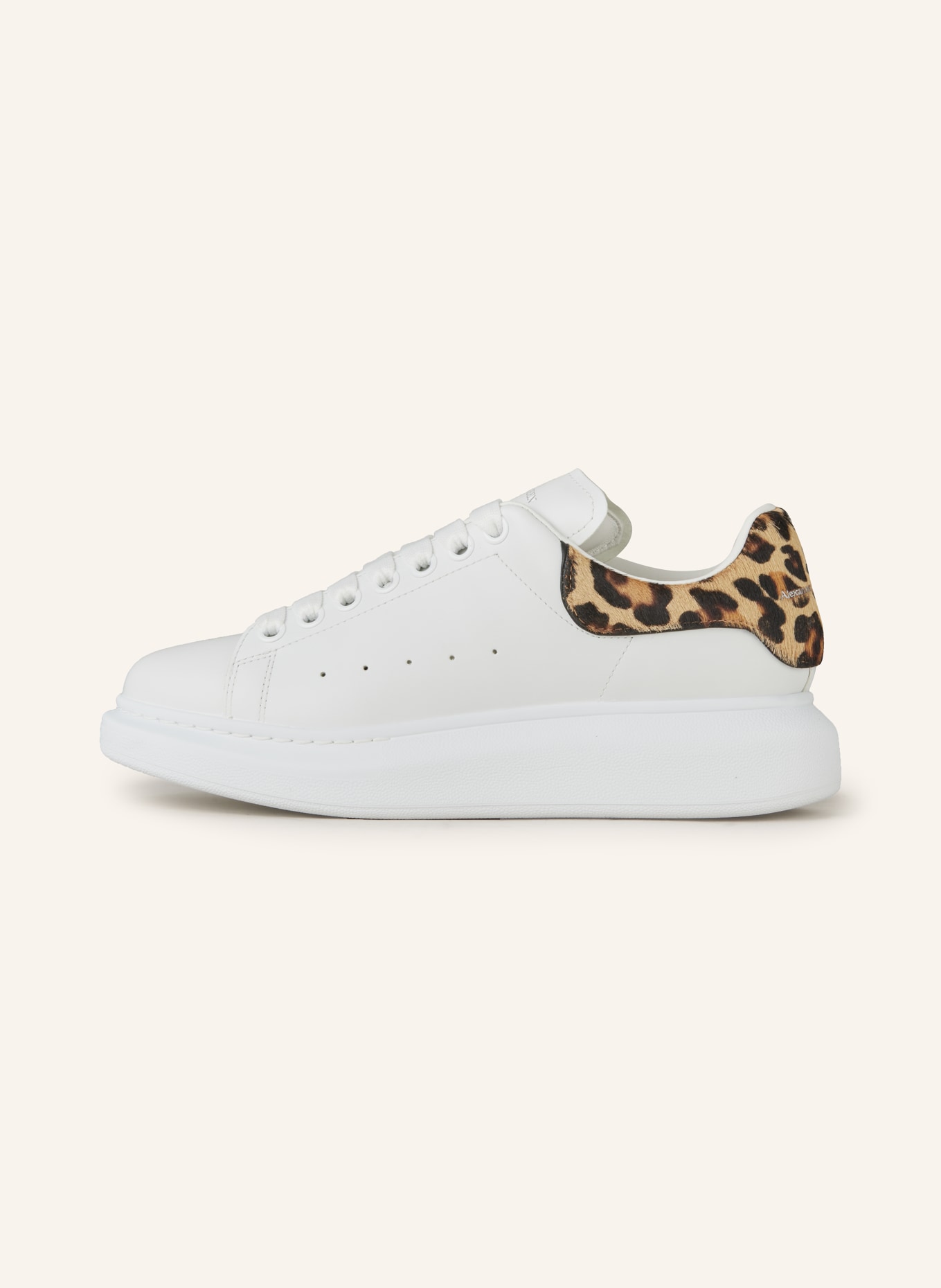 Alexander McQUEEN Sneakers in white beige black