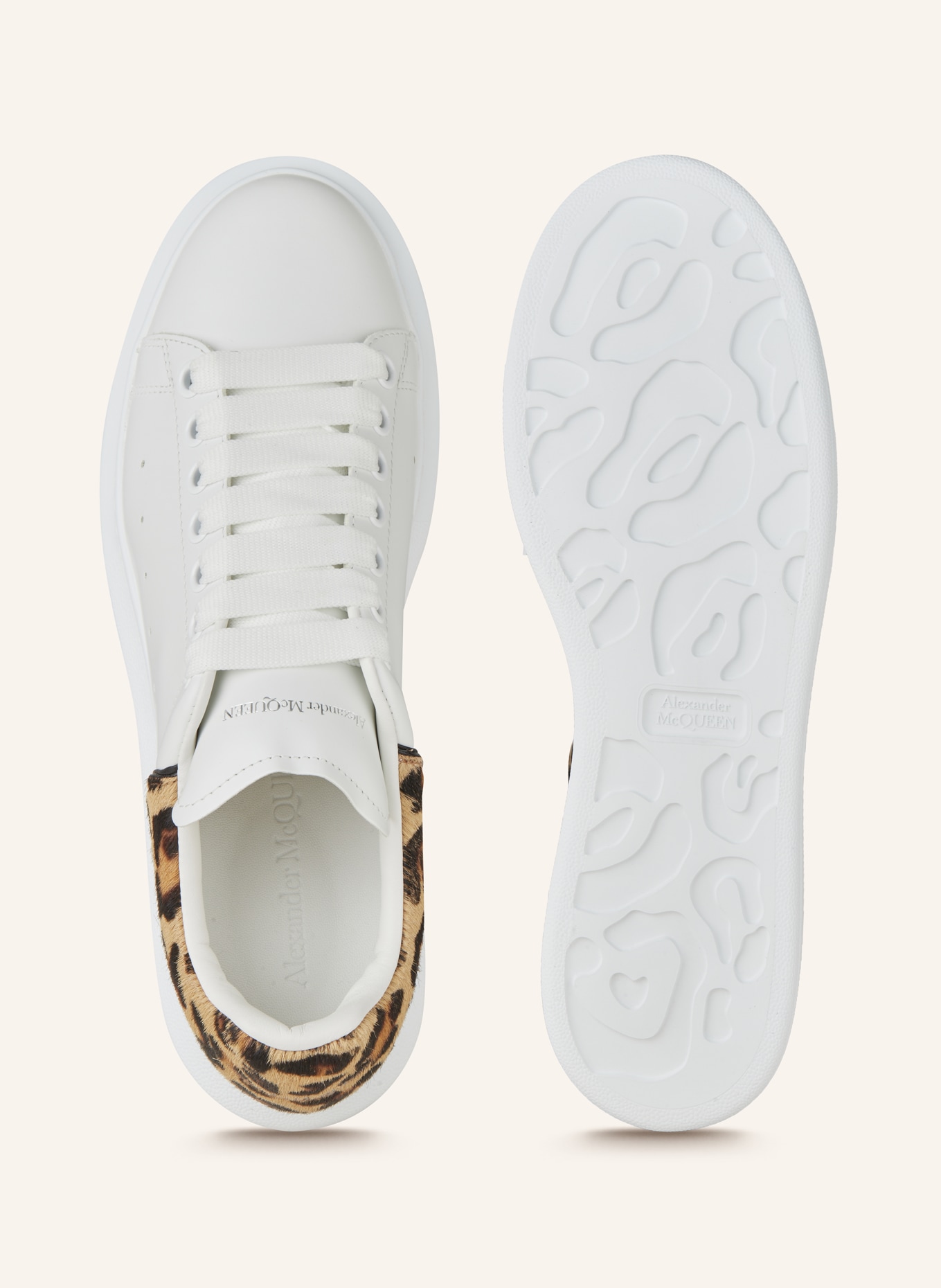 Alexander McQUEEN Sneaker in weiss beige schwarz