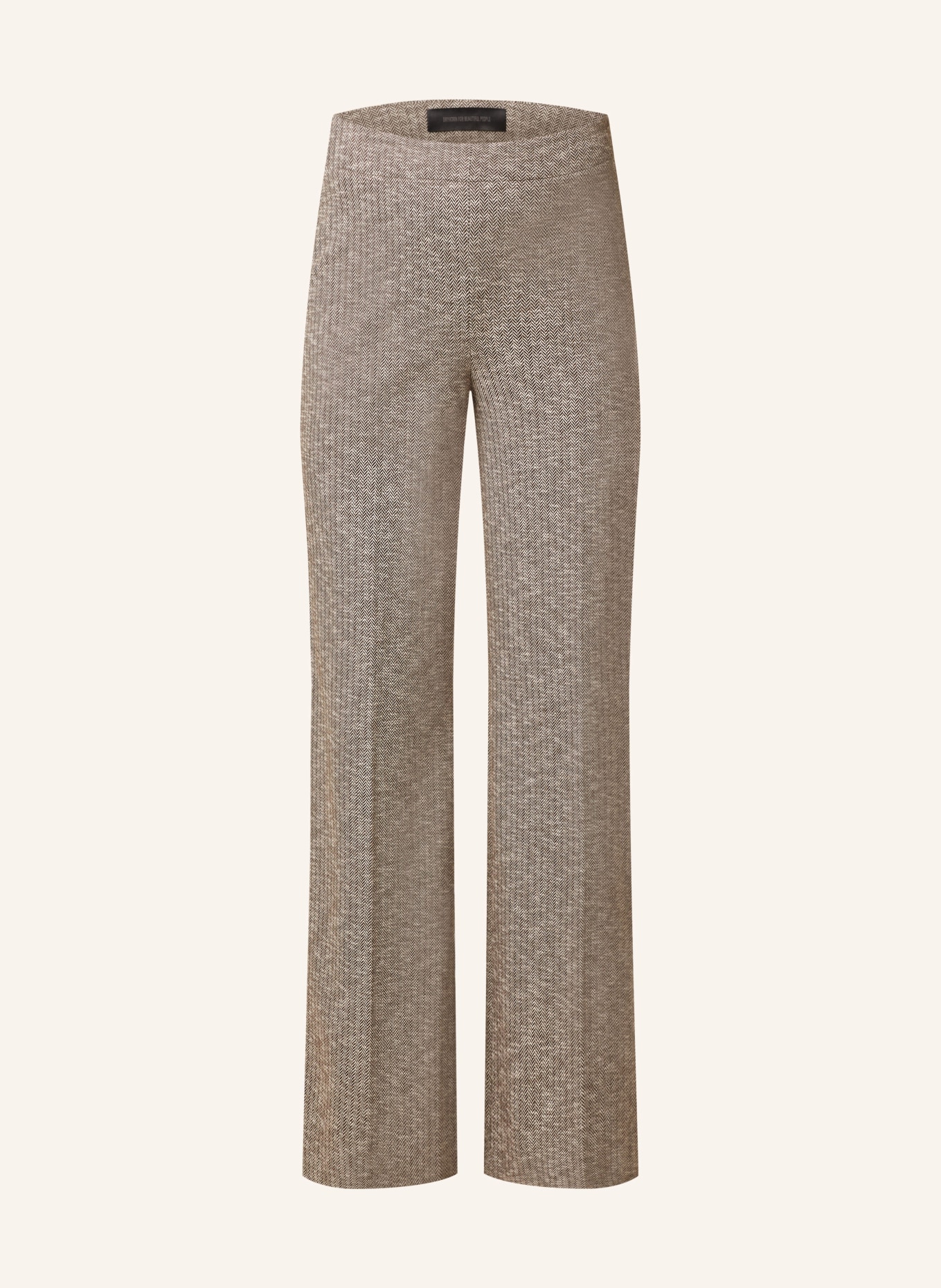 DRYKORN Wide leg trousers BEFORE, Color: LIGHT BROWN/ CREAM (Image 1)