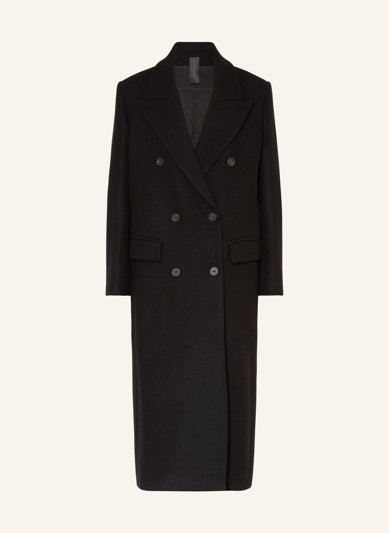 DRYKORN Wool coat WORCESTER, Color: BLACK (Image 1)