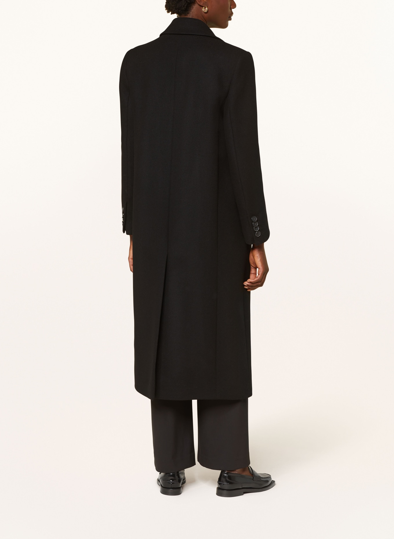 DRYKORN Wool coat WORCESTER, Color: BLACK (Image 3)