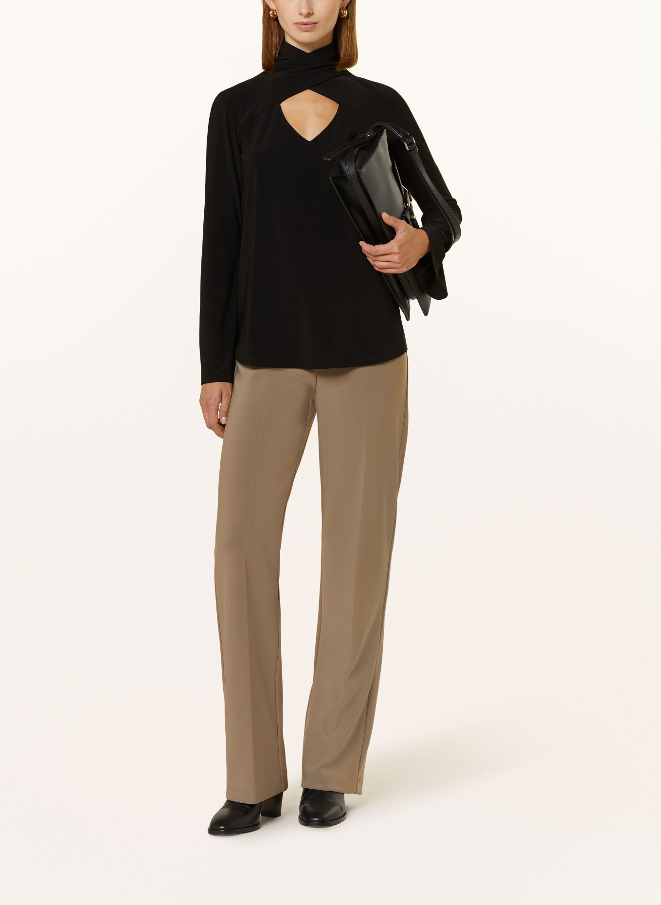 Joseph Ribkoff Trousers, Color: KHAKI (Image 2)