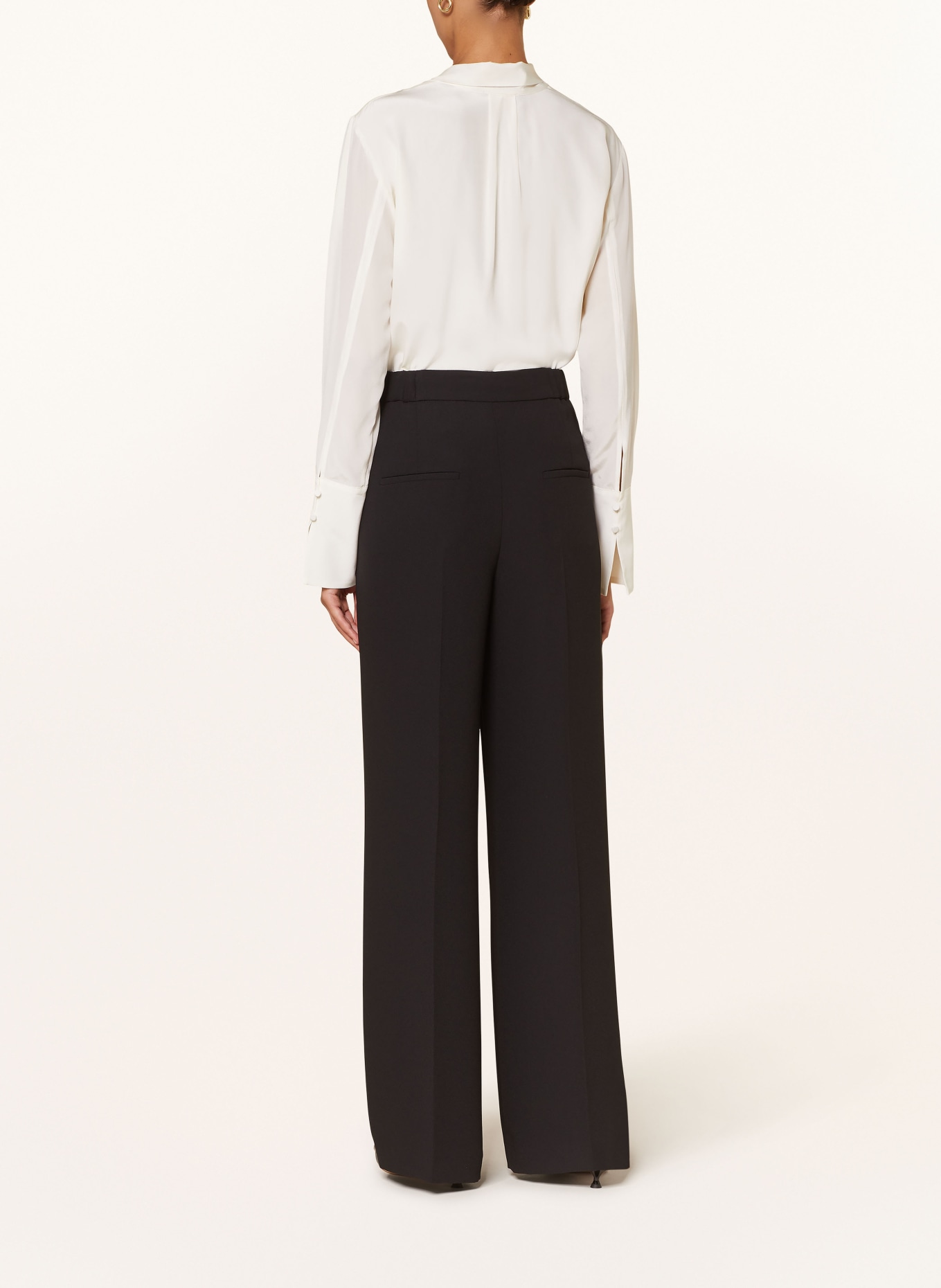 SLY 010 Wide leg trousers IKZA, Color: BLACK (Image 3)