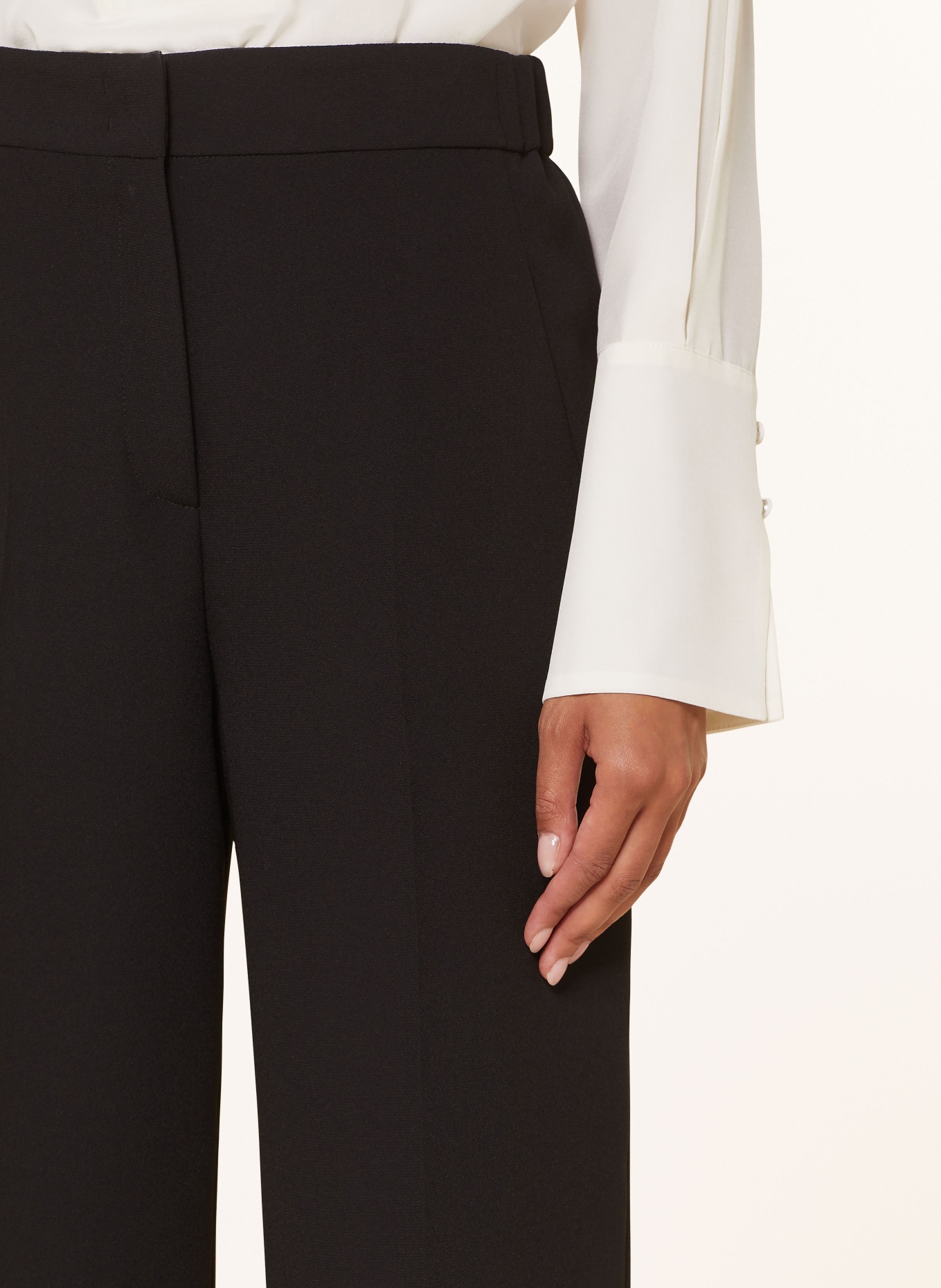 SLY 010 Wide leg trousers IKZA, Color: BLACK (Image 5)