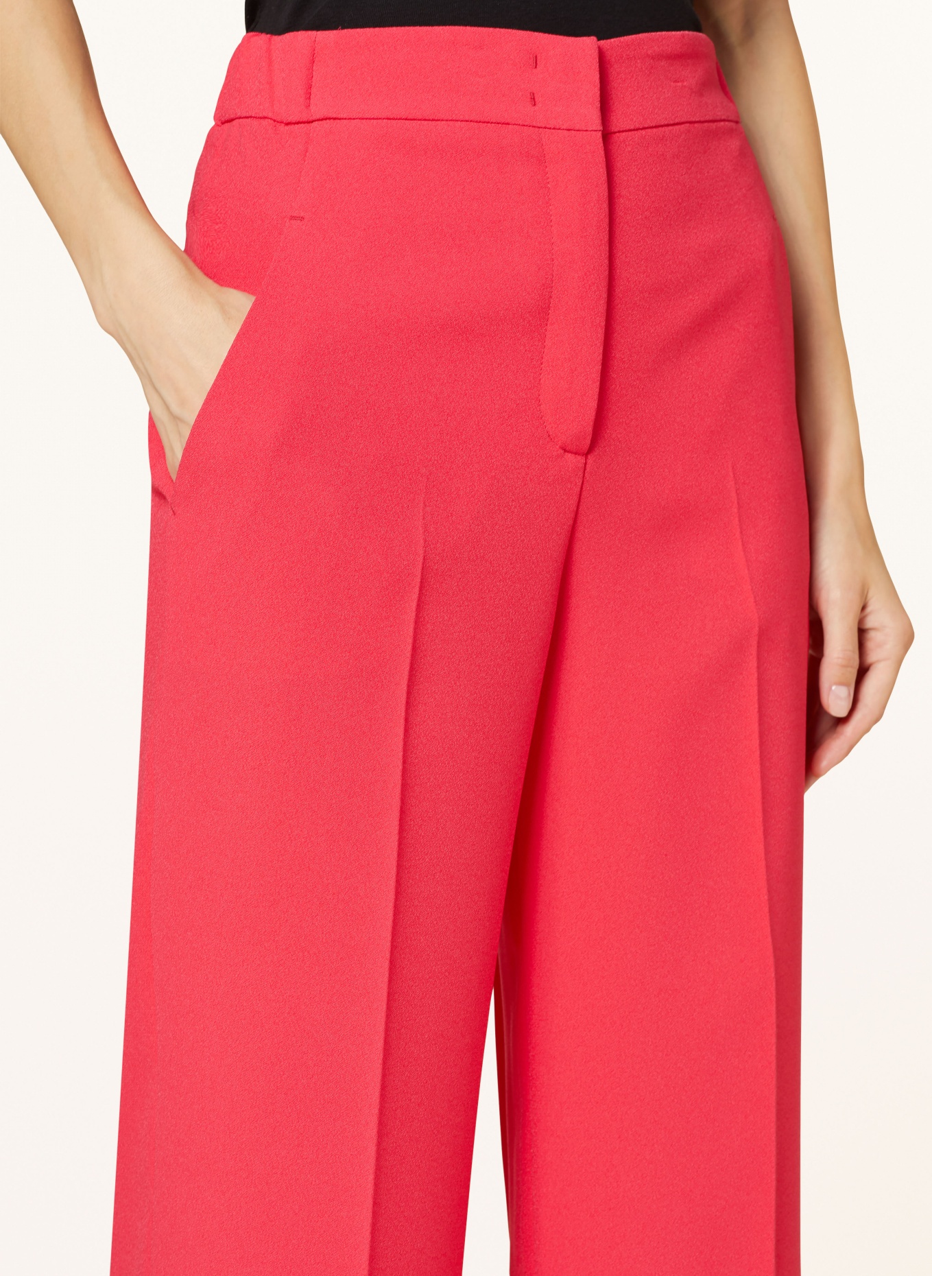 SLY 010 Wide leg trousers IKZA, Color: NEON RED (Image 5)