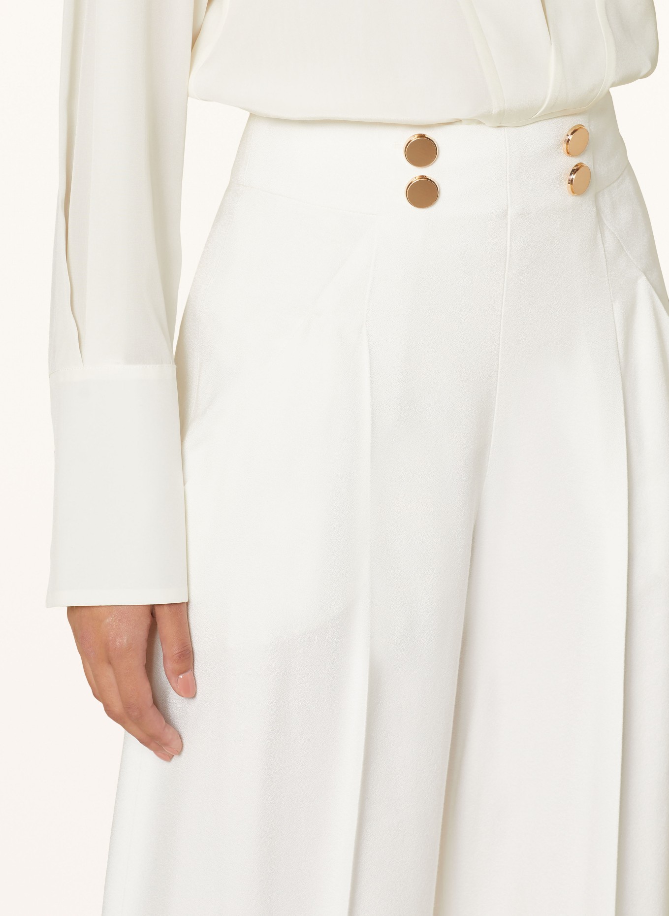 SLY 010 Wide leg trousers KOURTNEY, Color: WHITE (Image 5)