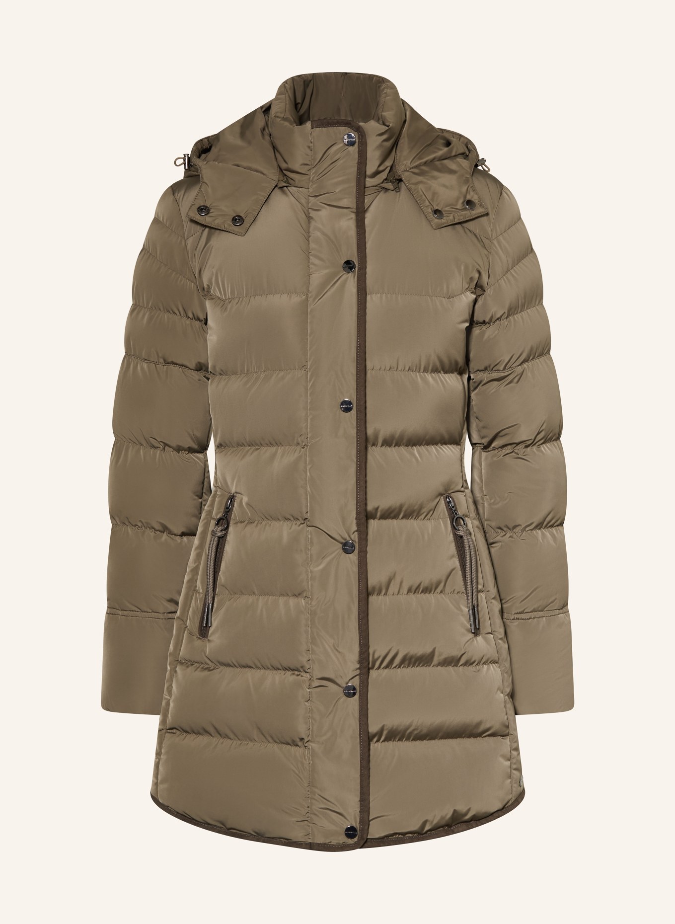 RINO & PELLE Quilted coat: OLIVE