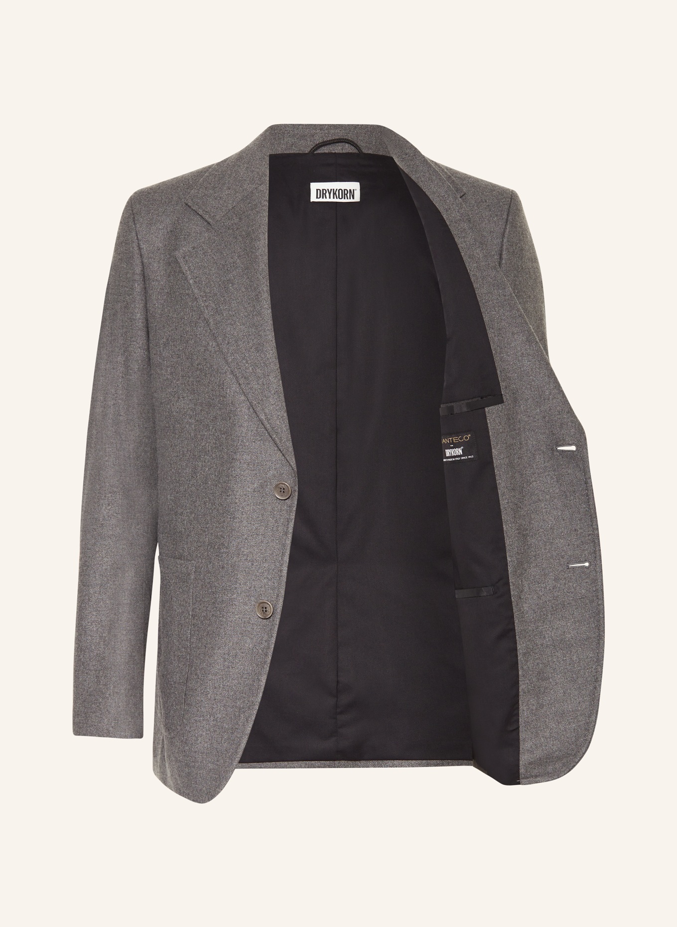 DRYKORN Sakko YEMO Extra Slim Fit: GRAU