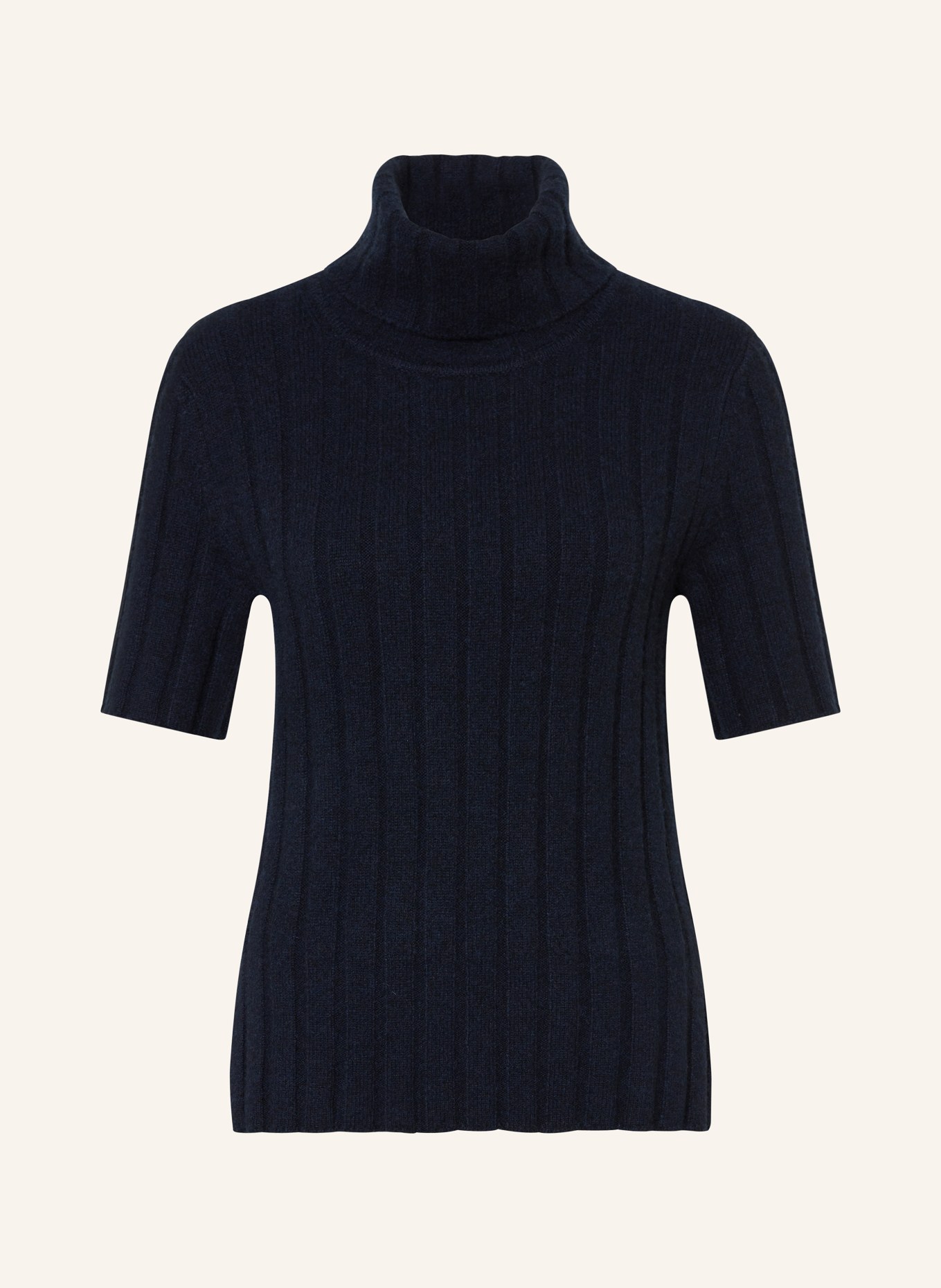 FTC CASHMERE Strickshirt aus Cashmere, Farbe: DUNKELBLAU (Bild 1)