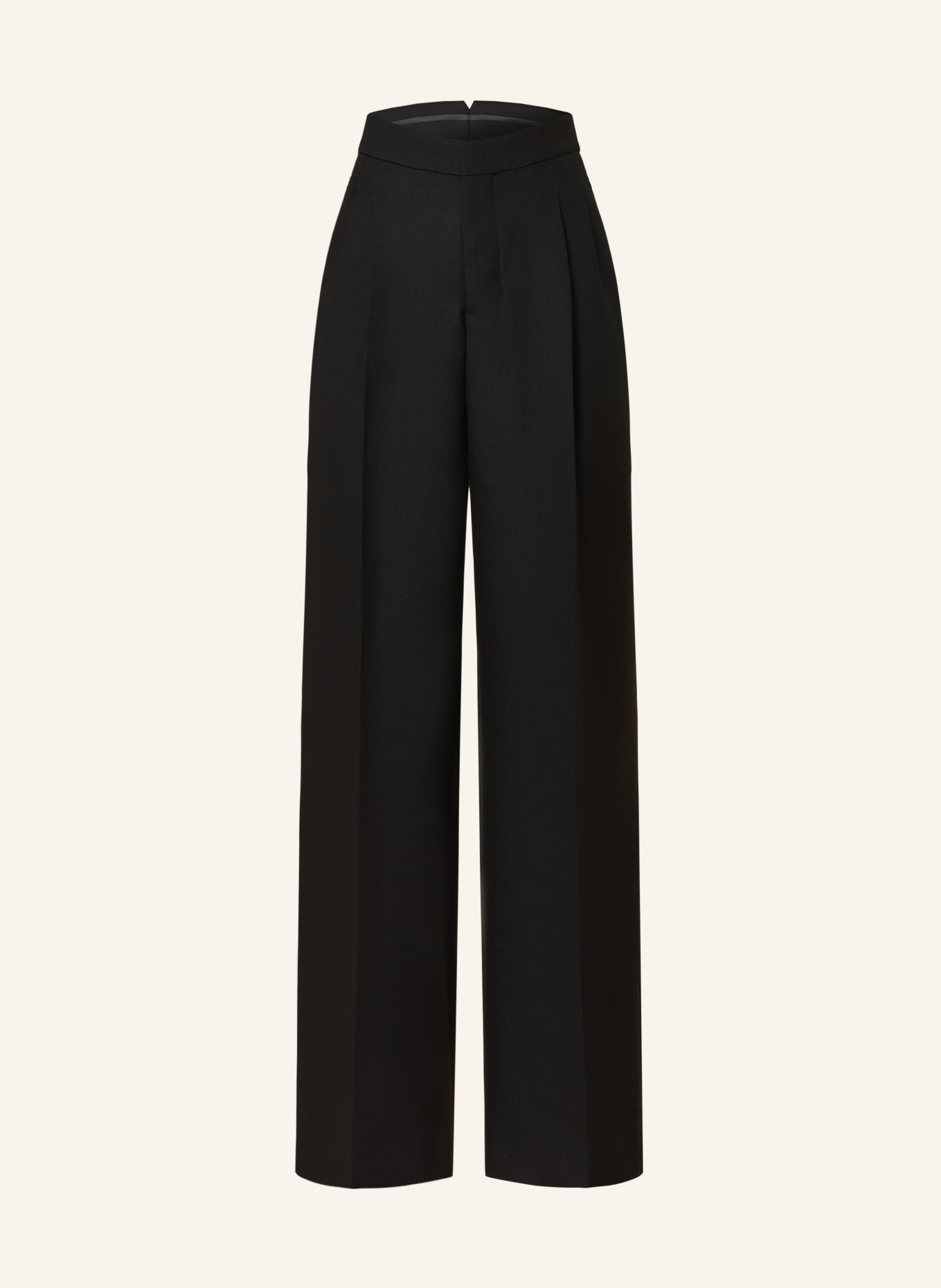 AMI PARIS Marlenehose: SCHWARZ