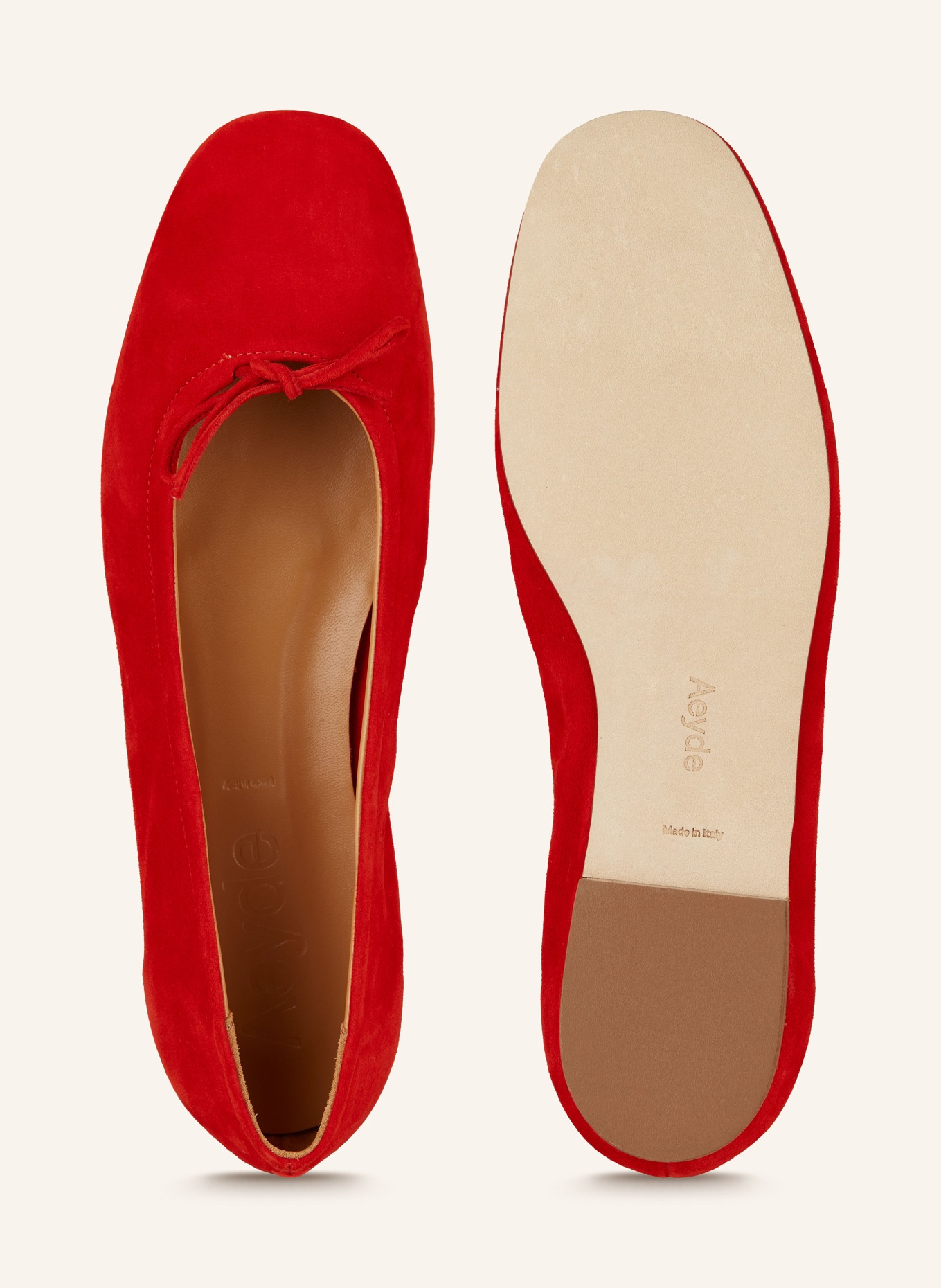 Aeyde Ballet flats DELFINA, Color: RED (Image 5)