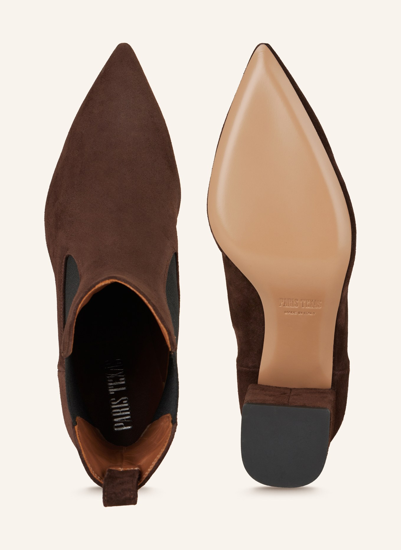 PARIS TEXAS Chelsea-Boots ANJA: DUNKELBRAUN
