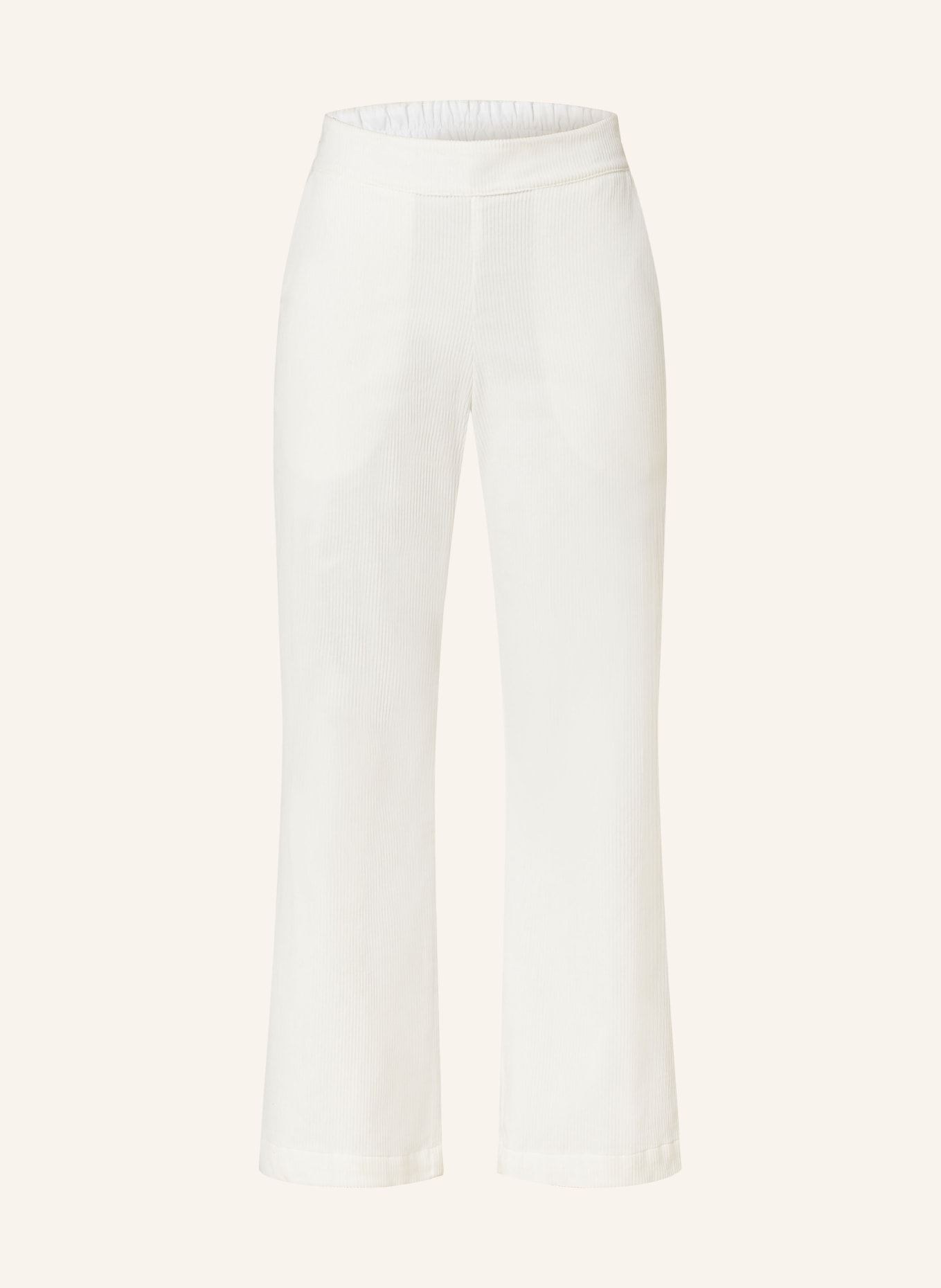 rossana diva Corduroy trousers, Color: WHITE (Image 1)