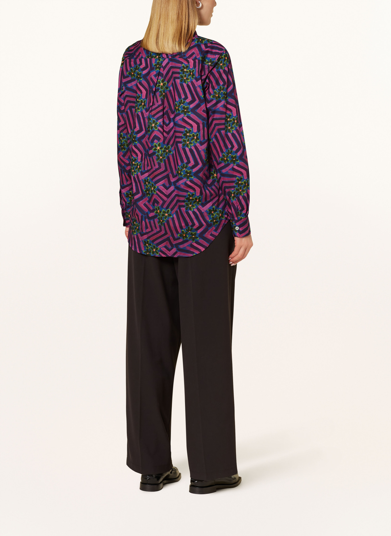 rossana diva Hemdbluse: DUNKELLILA / PINK / GRÜN