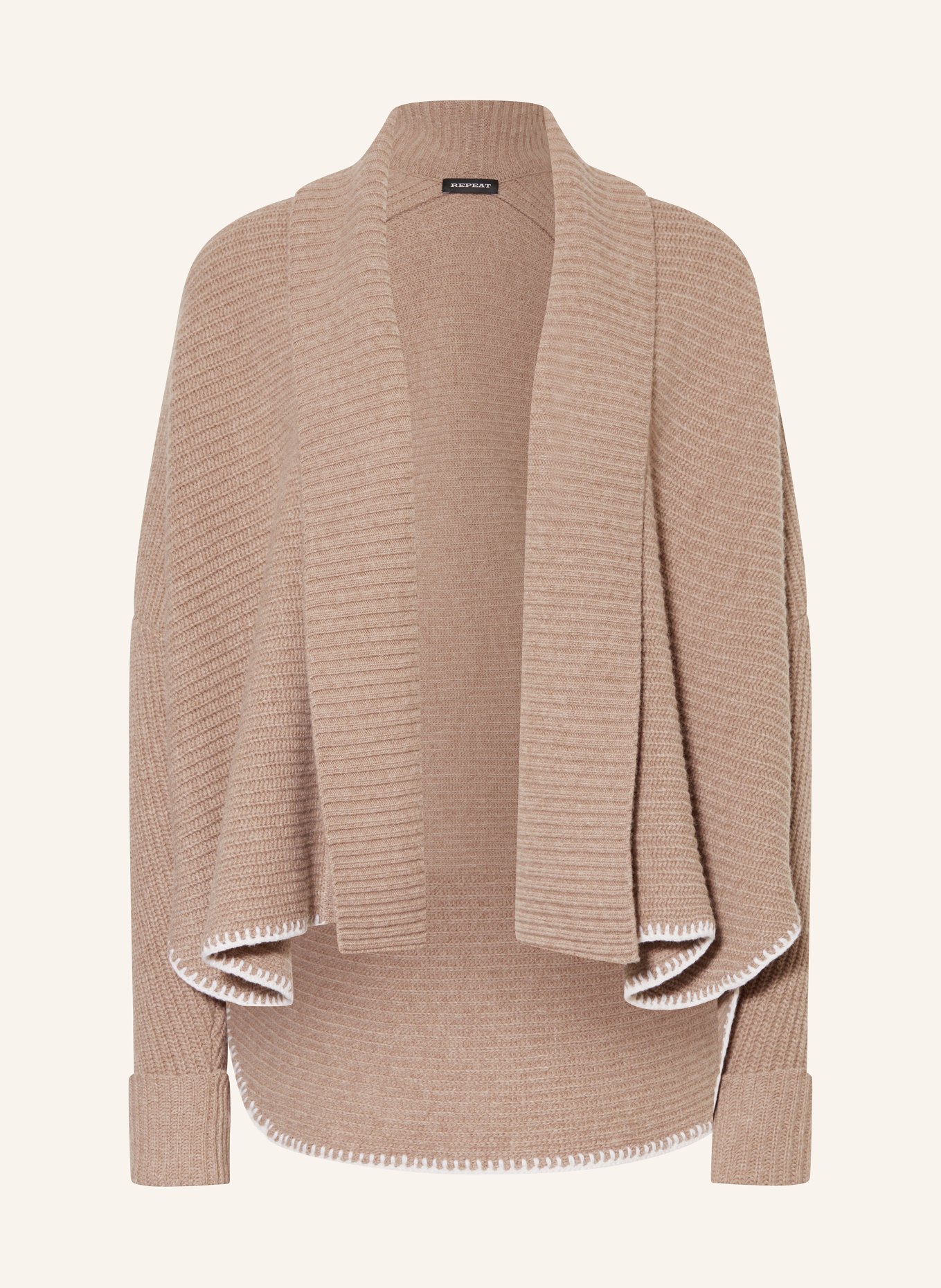 REPEAT Merino wool knit cardigan