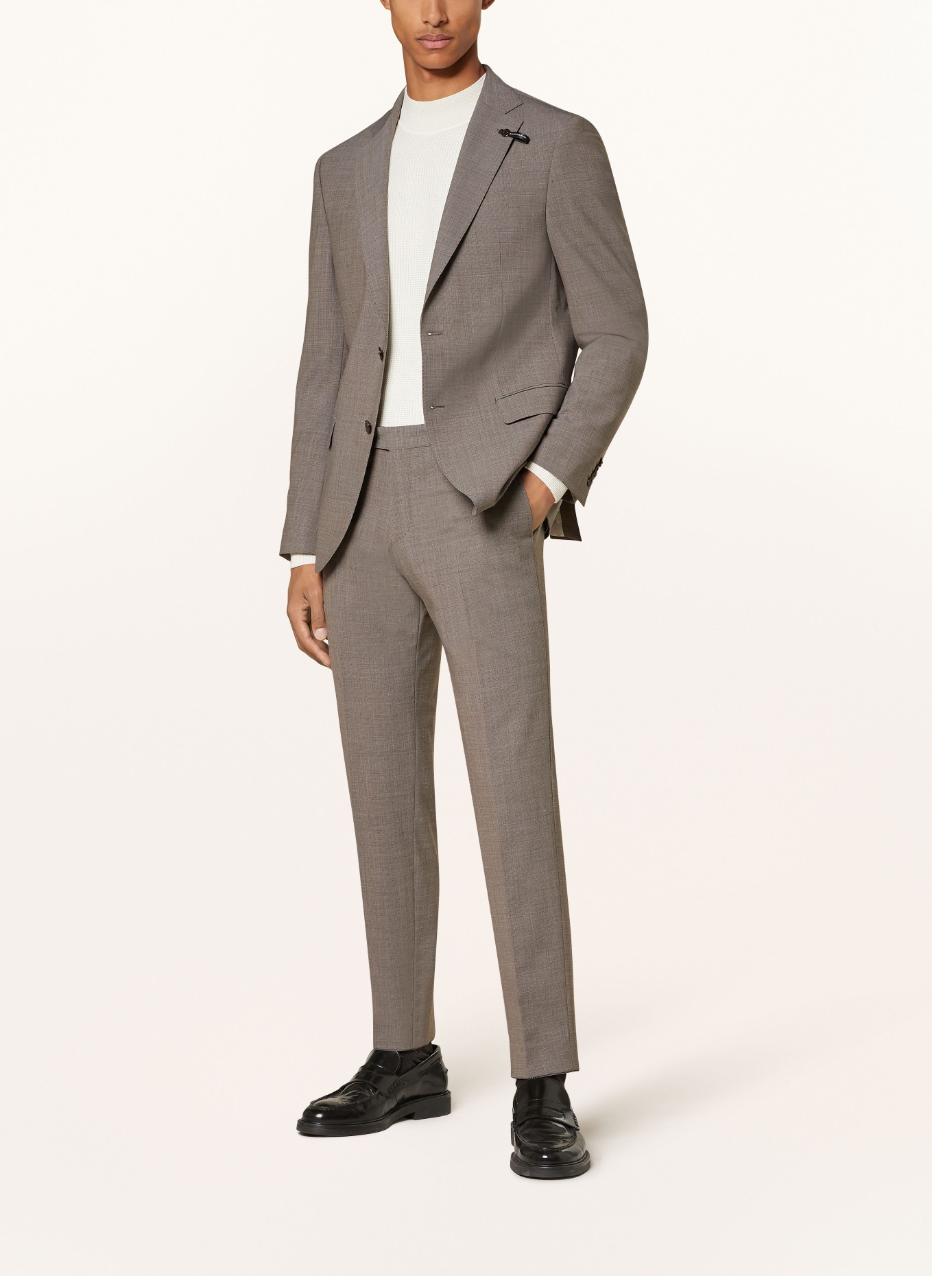 BALDESSARINI Suit trousers extra slim fit, Color: 8915 Tigers Eye pattern (Image 2)