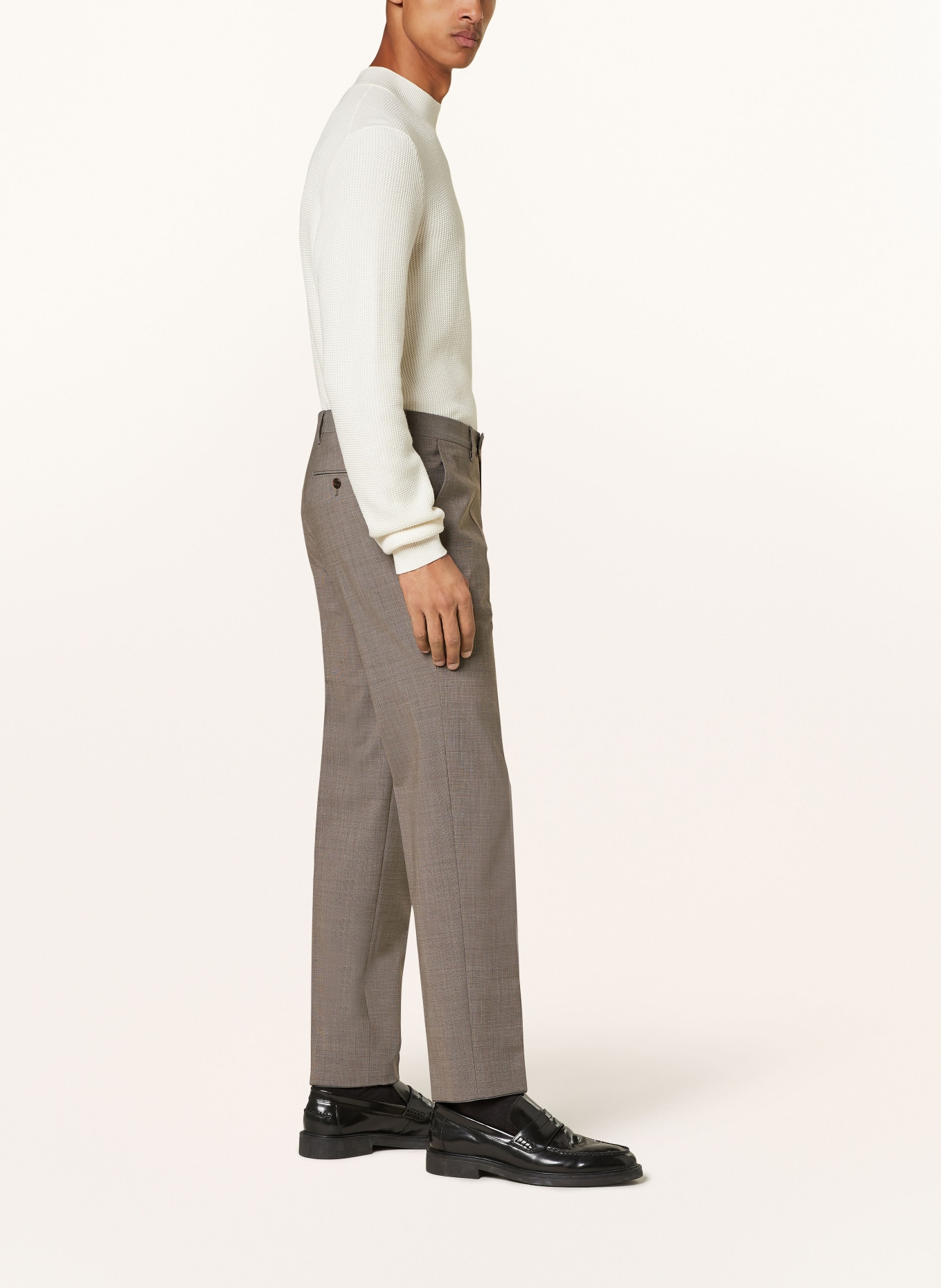 BALDESSARINI Suit trousers extra slim fit, Color: 8915 Tigers Eye pattern (Image 5)