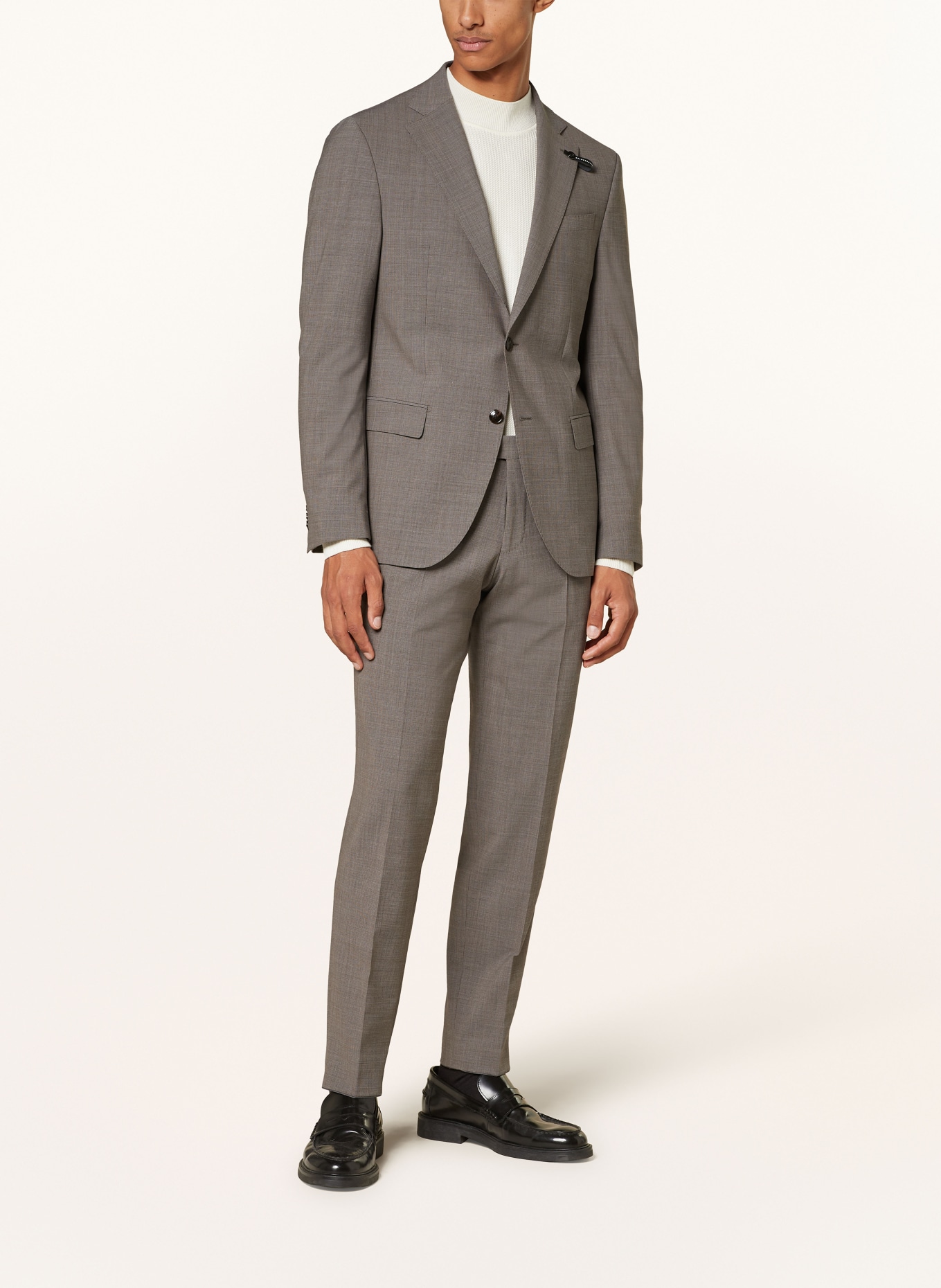 BALDESSARINI Suit jacket slim fit in 8915 tigers eye pattern