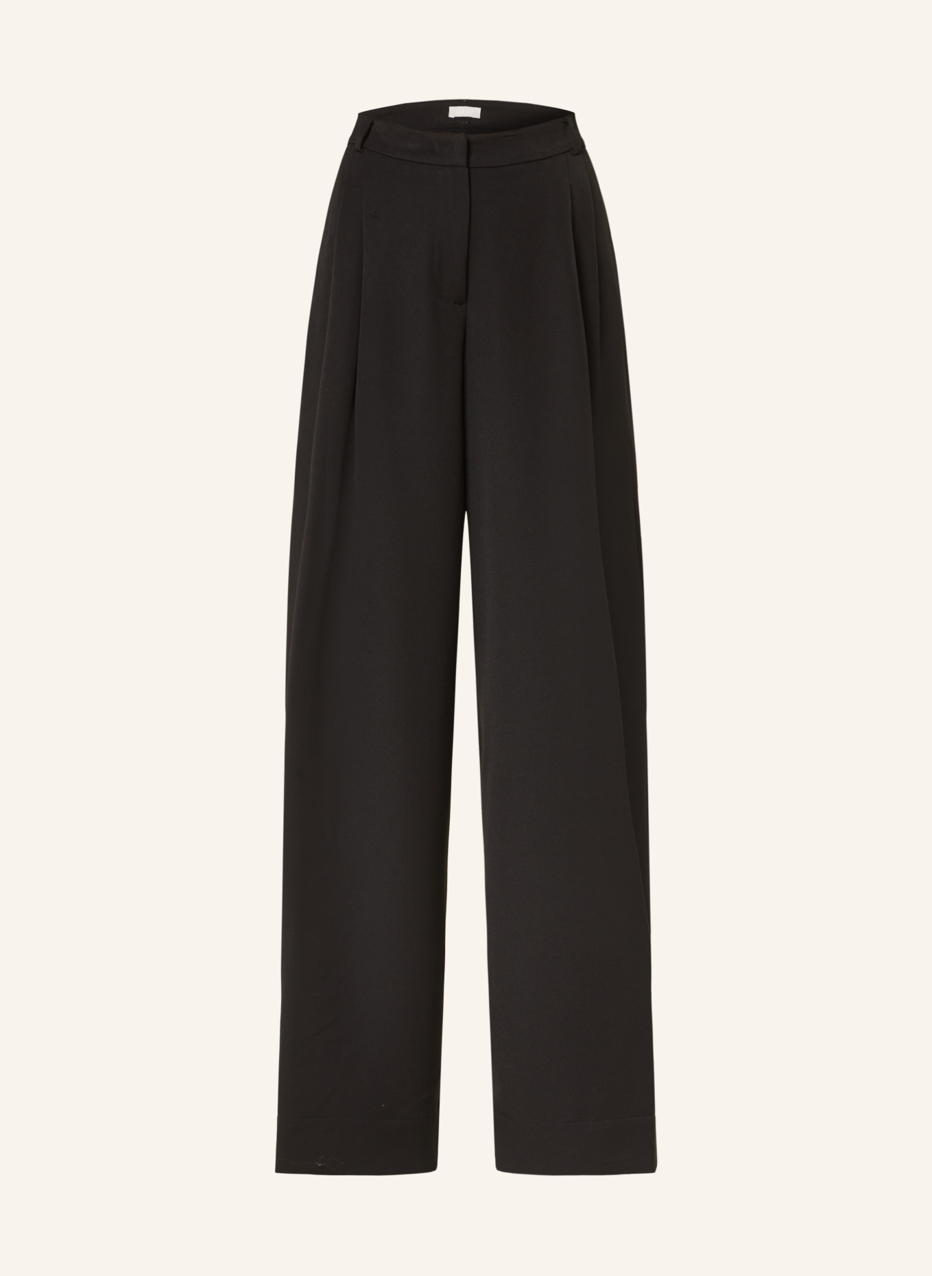 LIU JO Wide leg trousers: BLACK
