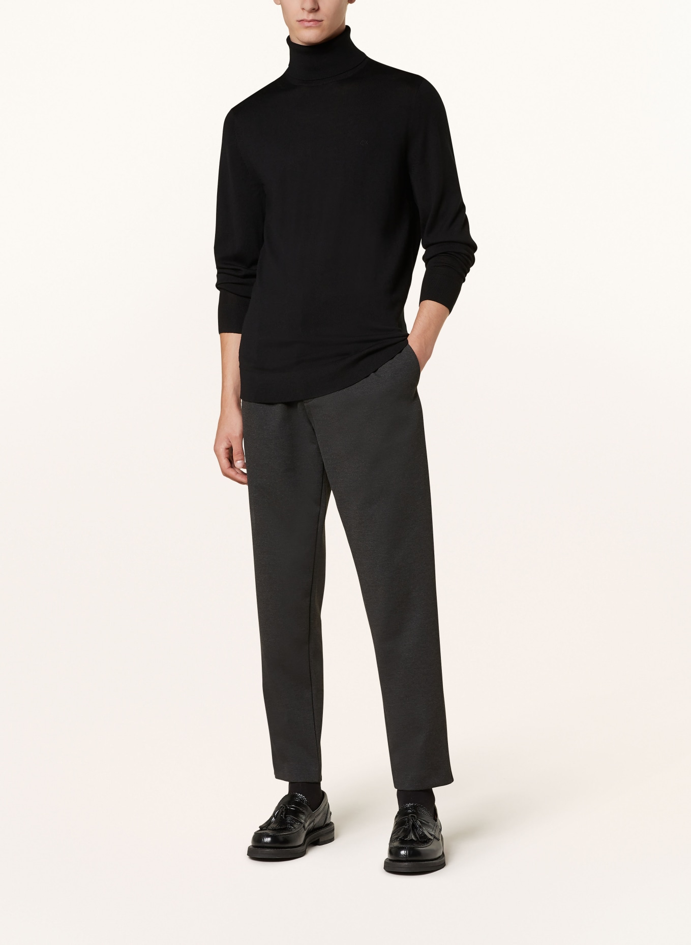 Calvin Klein Turtleneck sweater in merino wool