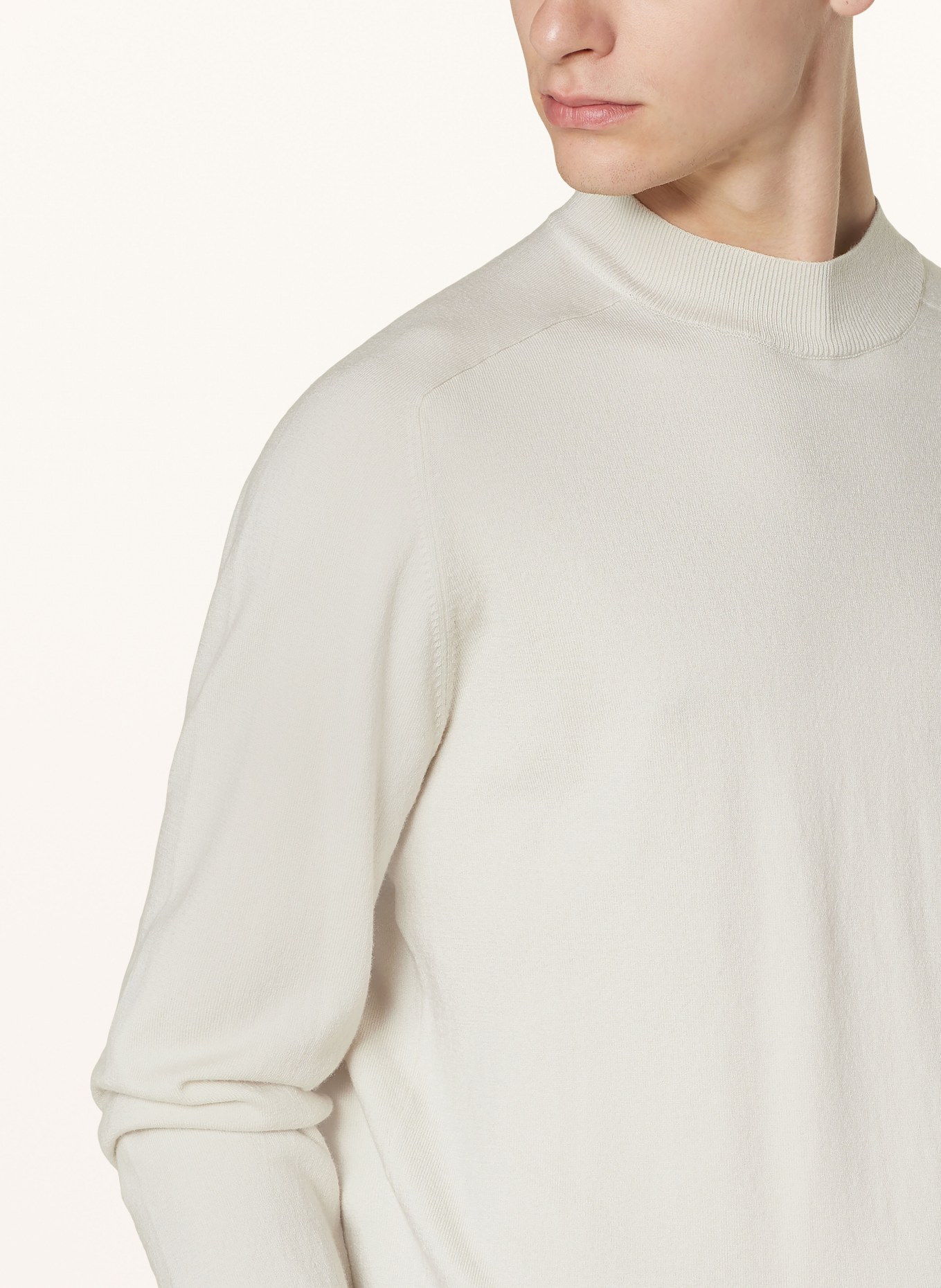 Calvin Klein Pullover aus Merinowolle, Farbe: CREME (Bild 4)