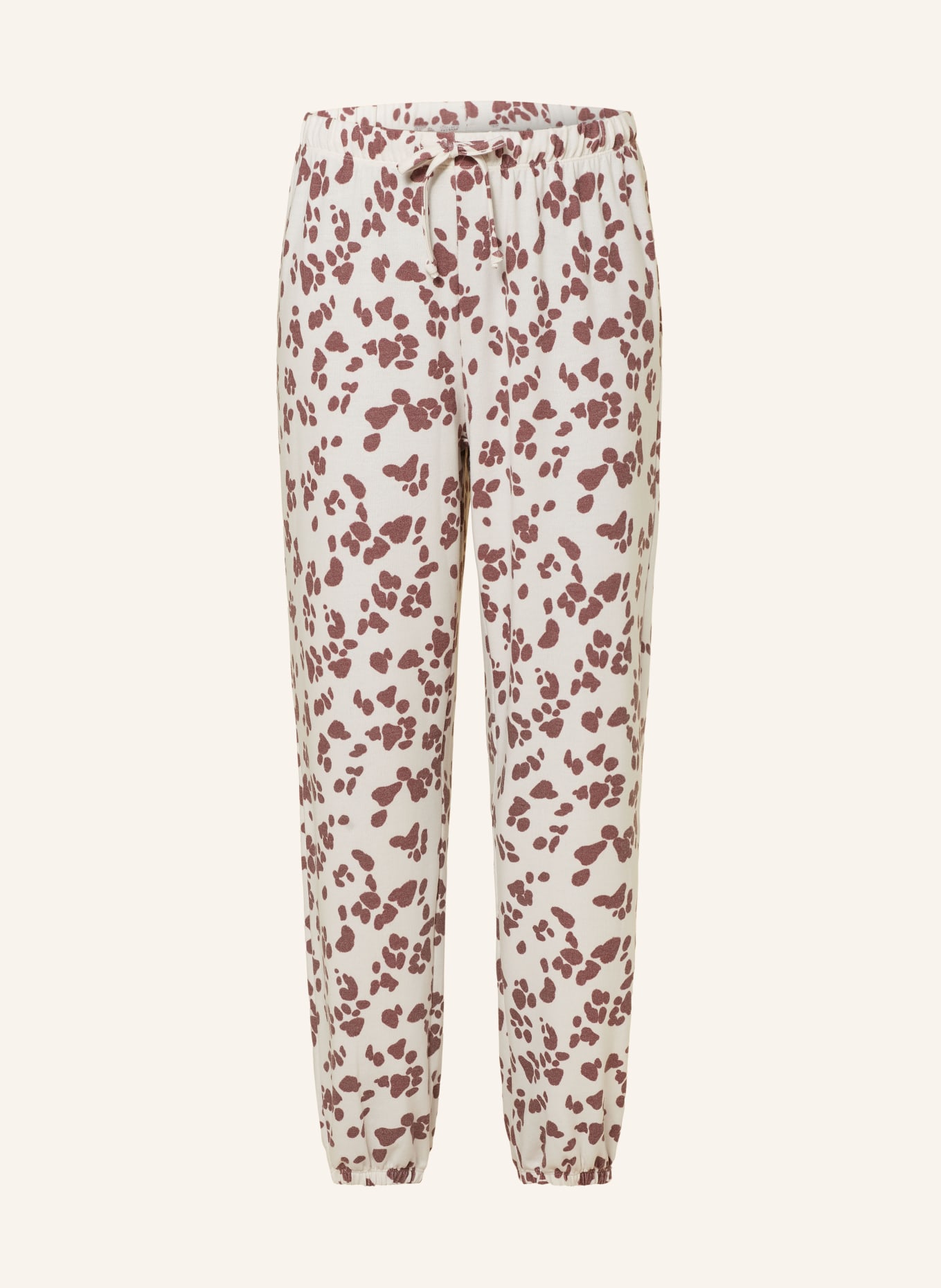 Juvia Pajama pants, Color: CREAM/ DUSKY PINK (Image 1)