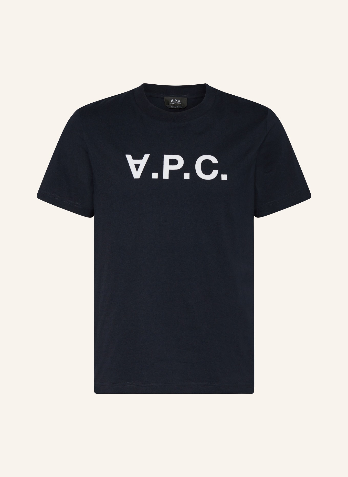 A.P.C. T-shirt Standard Grand VPC, Color: DARK BLUE (Image 1)