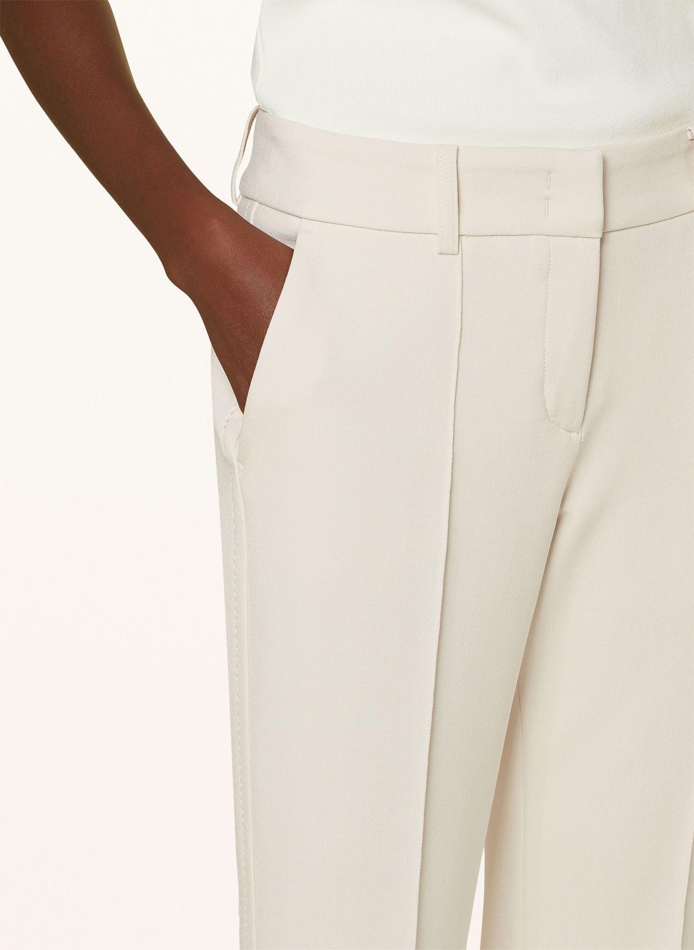 CAMBIO Bootcut trousers FARAH, Color: 038 almond butter (Image 5)