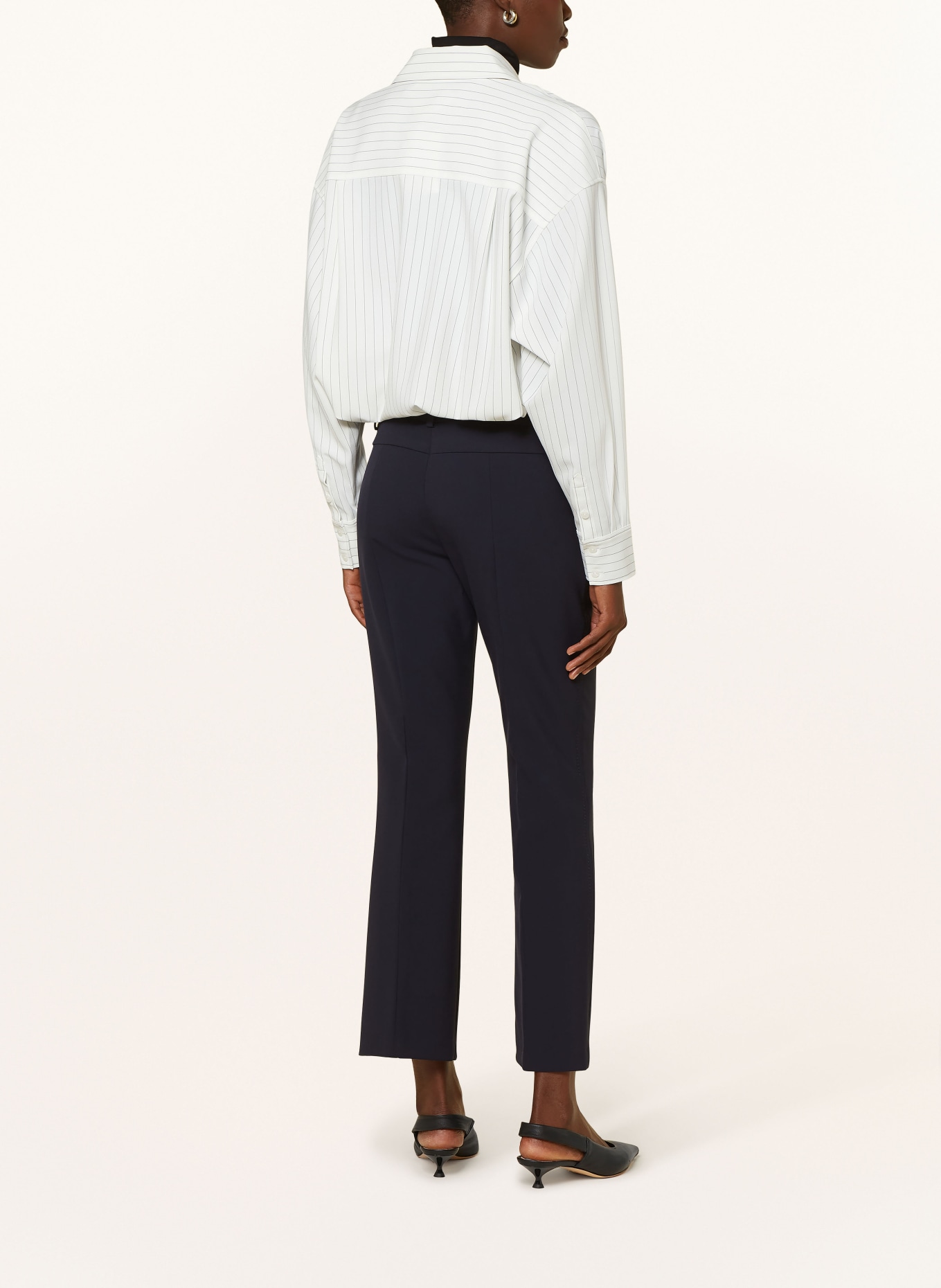 CAMBIO Bootcut-Hose FARAH: DUNKELBLAU