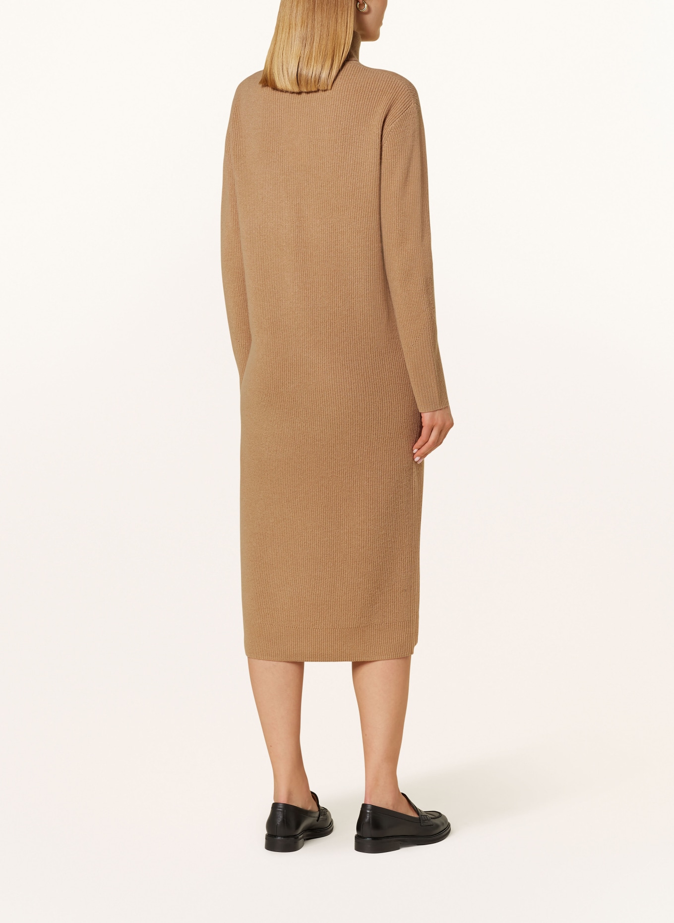 TOMMY HILFIGER Sukienka z dzianiny: CAMELOWY