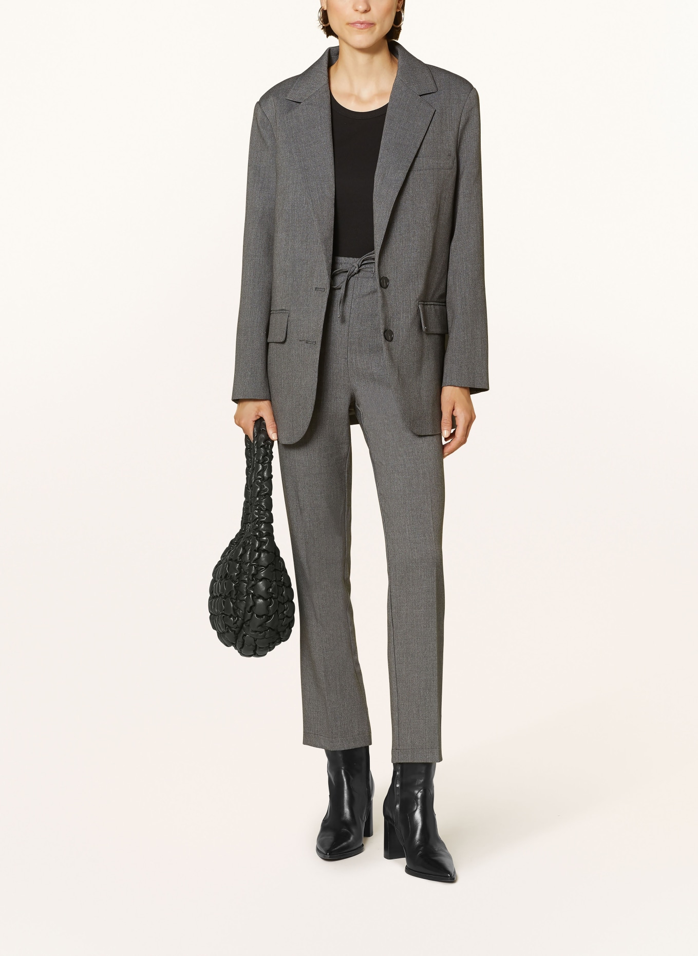 ELIAS RUMELIS Oversized blazer ERSHEENA, Color: GRAY (Image 2)