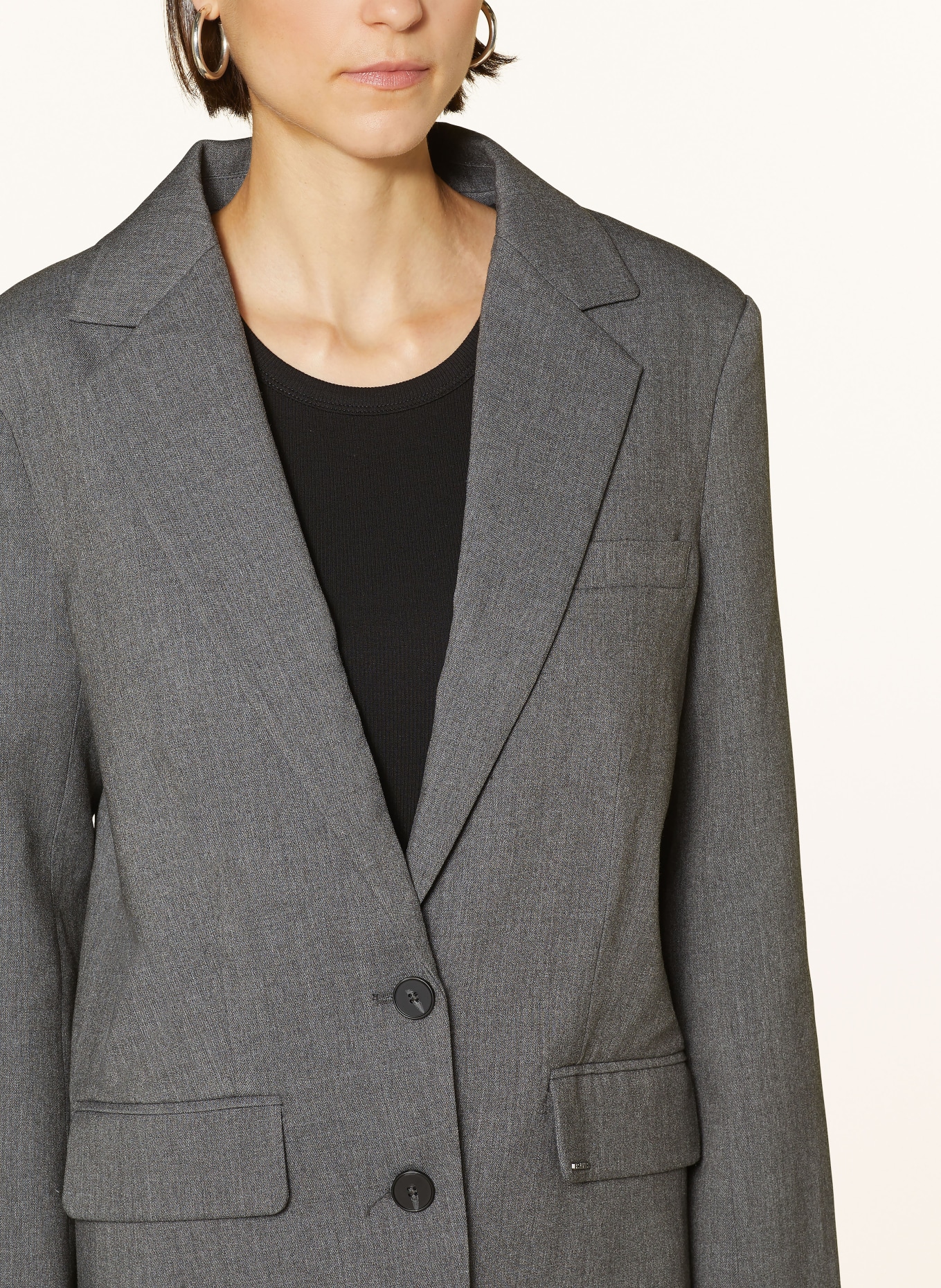 ELIAS RUMELIS Oversized blazer ERSHEENA, Color: GRAY (Image 4)