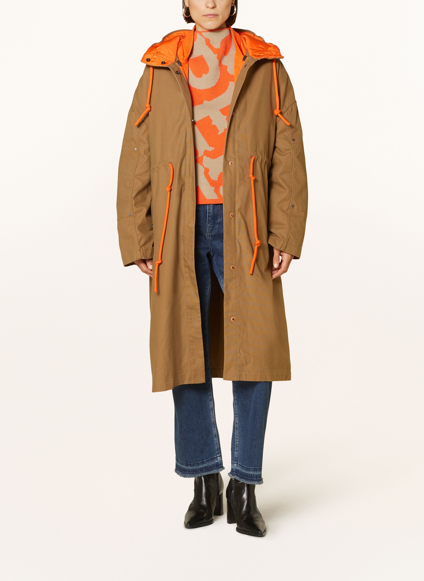 ELIAS RUMELIS 2-in-1-Parka ZELINDA: HELLBRAUN