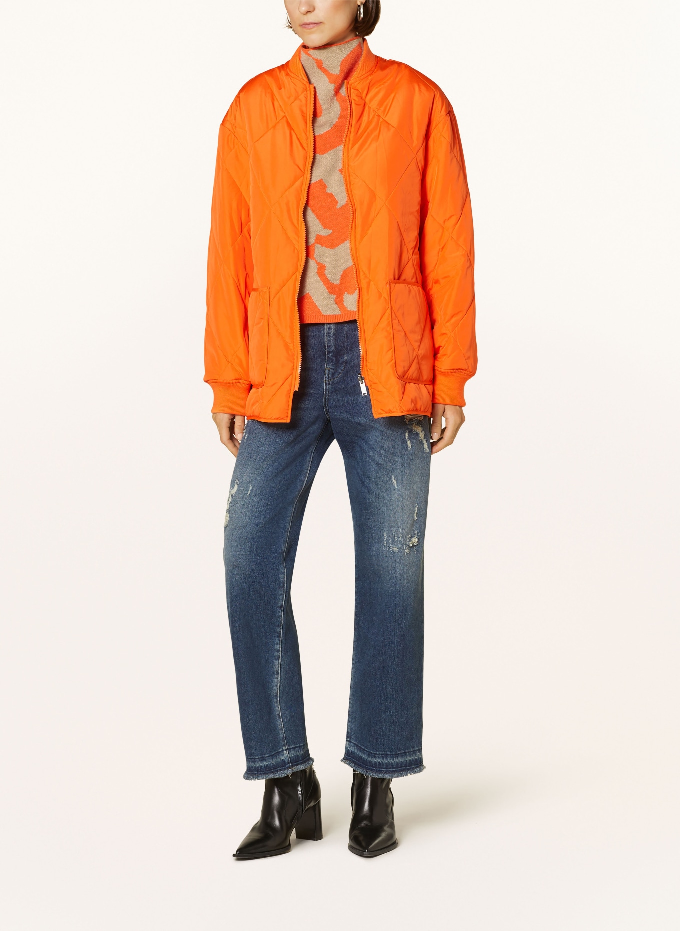 ELIAS RUMELIS 2-in-1-Parka ZELINDA: HELLBRAUN