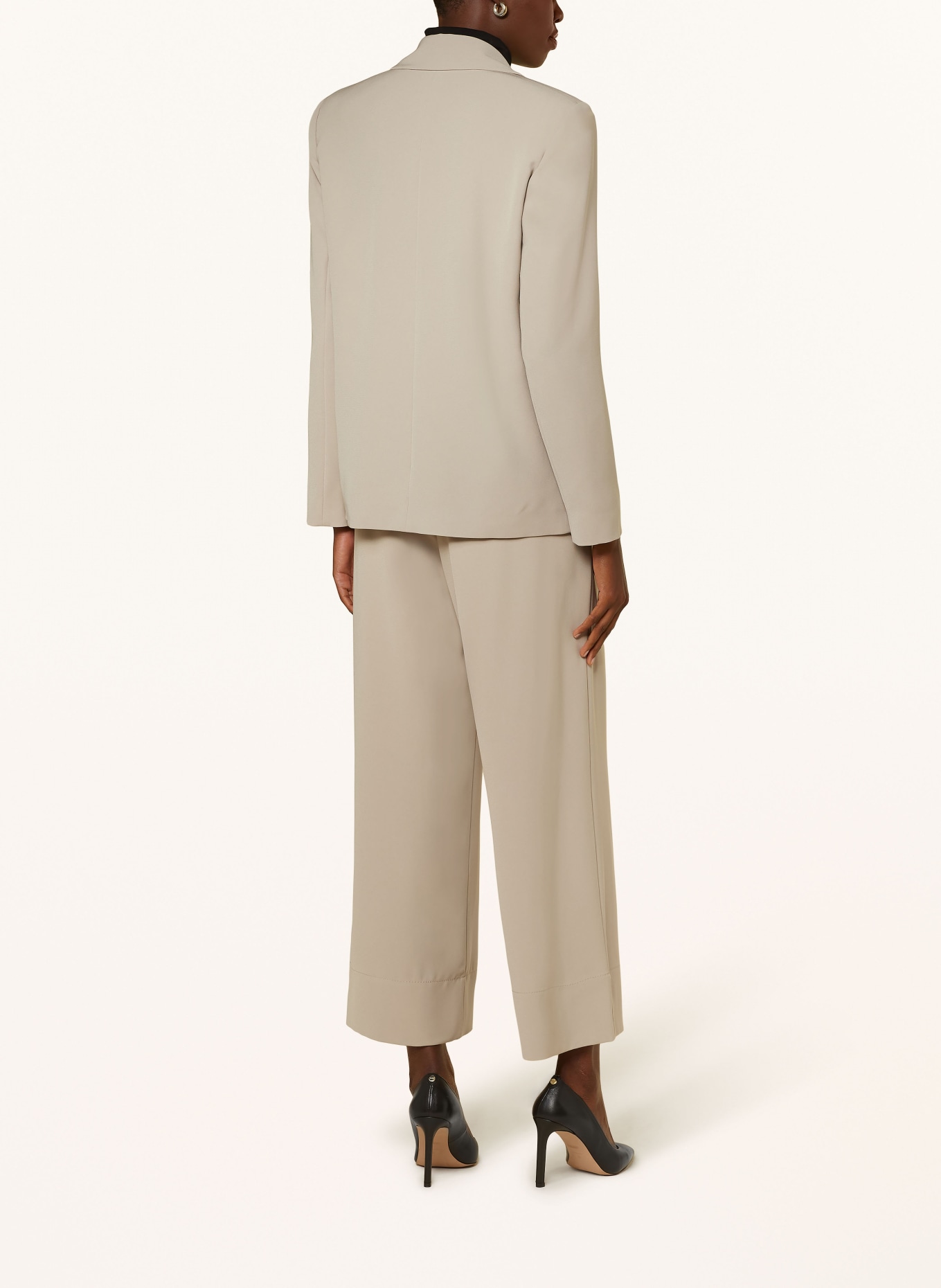 ANTONELLI firenze Wide leg trousers SULLIVAN, Color: CREAM (Image 3)