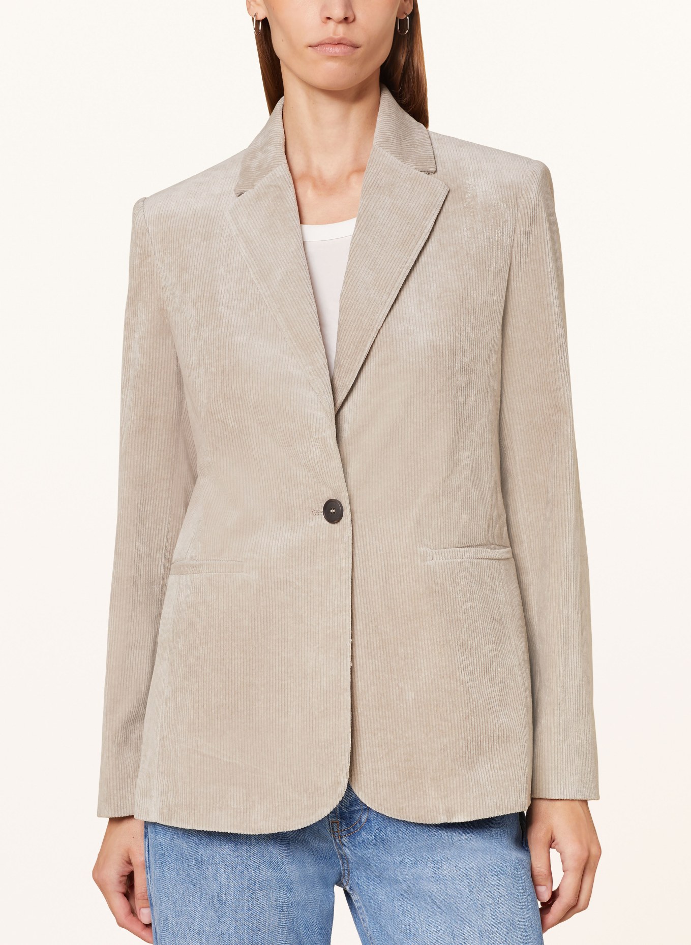 ANTONELLI firenze Corduroy blazer GENI, Color: TAUPE (Image 4)