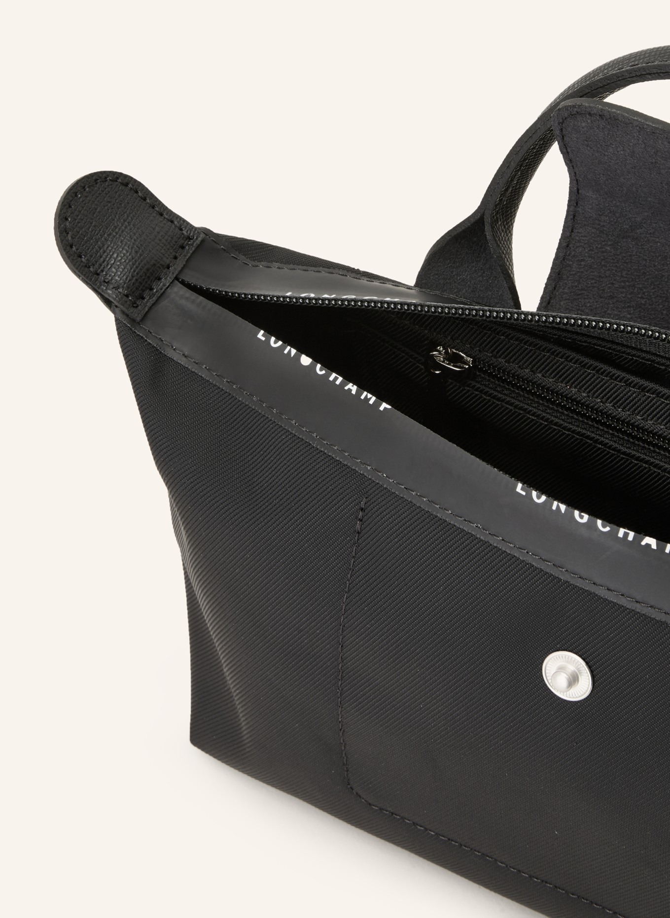 LONGCHAMP Handtasche POCHETTE POUCH M: SCHWARZ