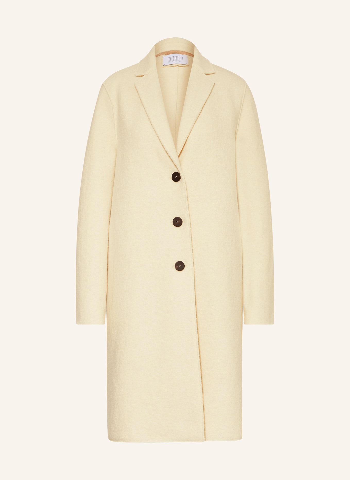 HARRIS WHARF LONDON Wool coat, Color: ECRU (Image 1)