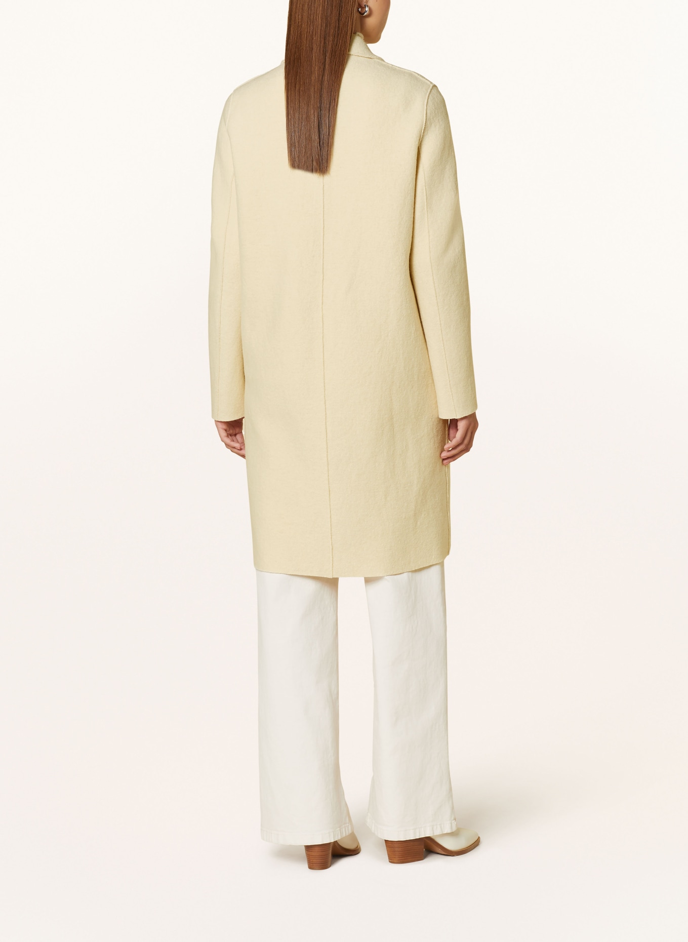HARRIS WHARF LONDON Wool coat, Color: ECRU (Image 3)
