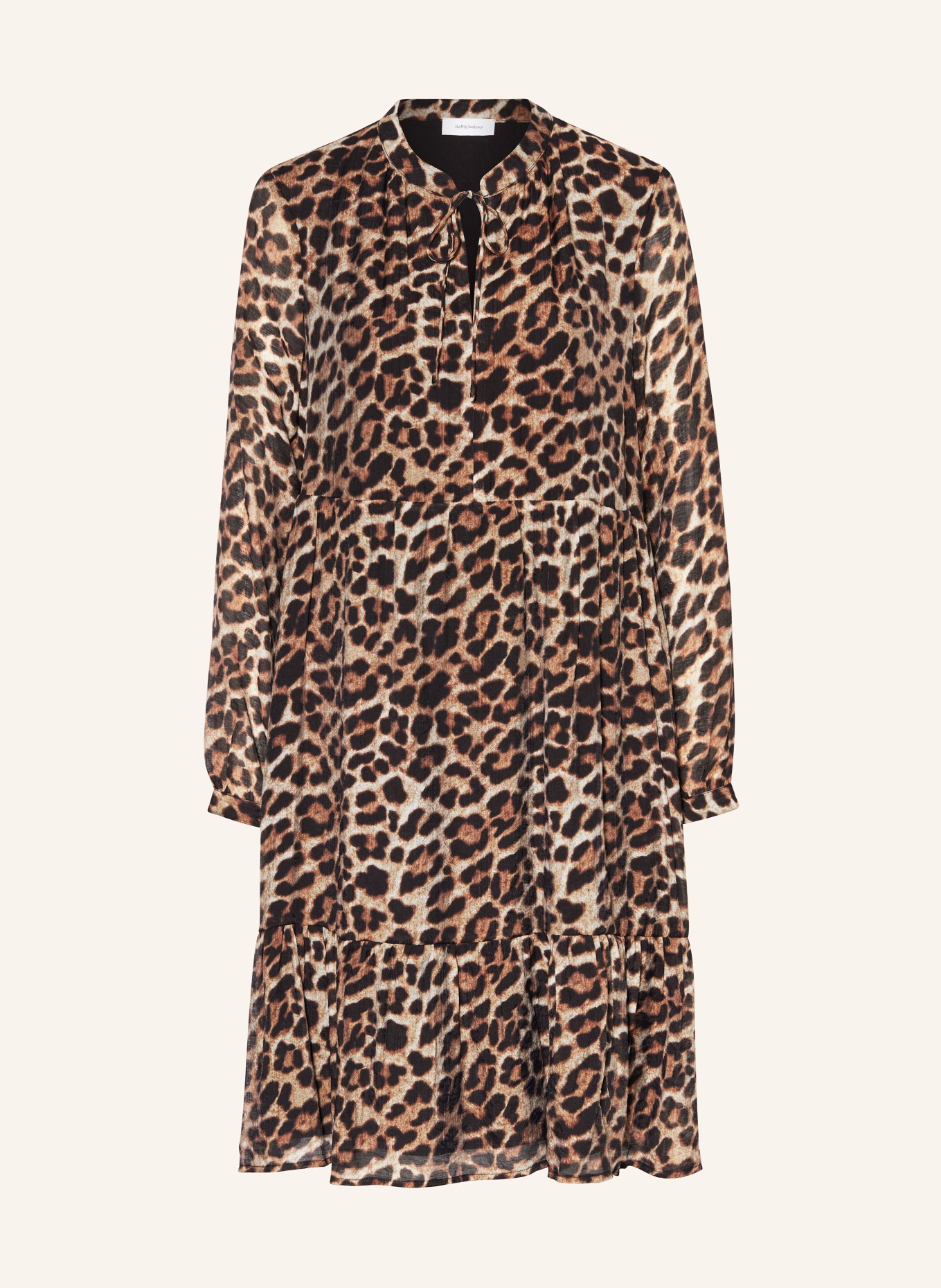 darling harbour Kleid: CREME / BRAUN / SCHWARZ