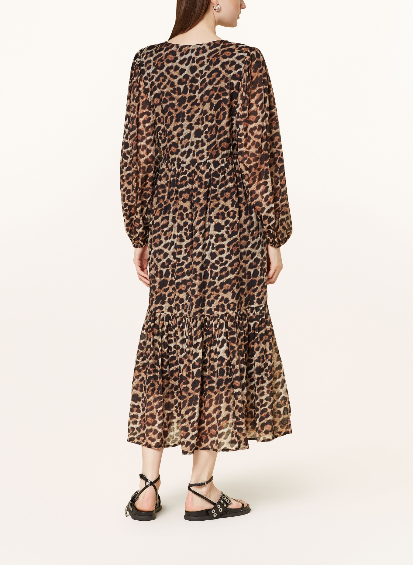 darling harbour Kleid: CREME / BRAUN / SCHWARZ