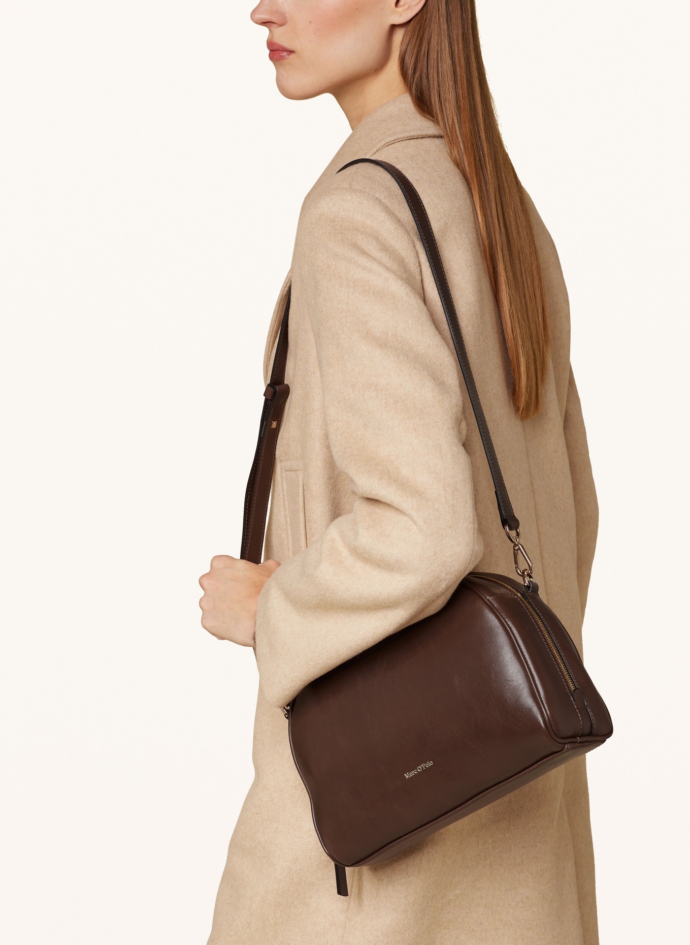 Marco polo handtasche braun
