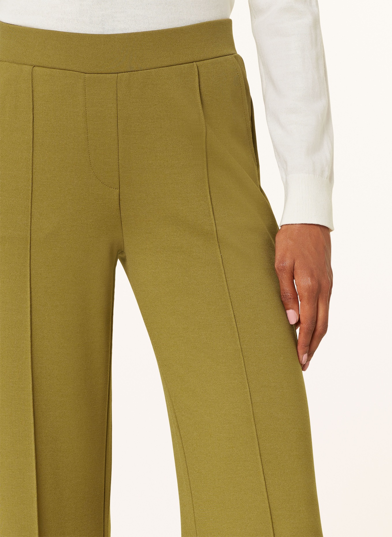 Smith & Soul Wide leg trousers, Color: OLIVE (Image 5)